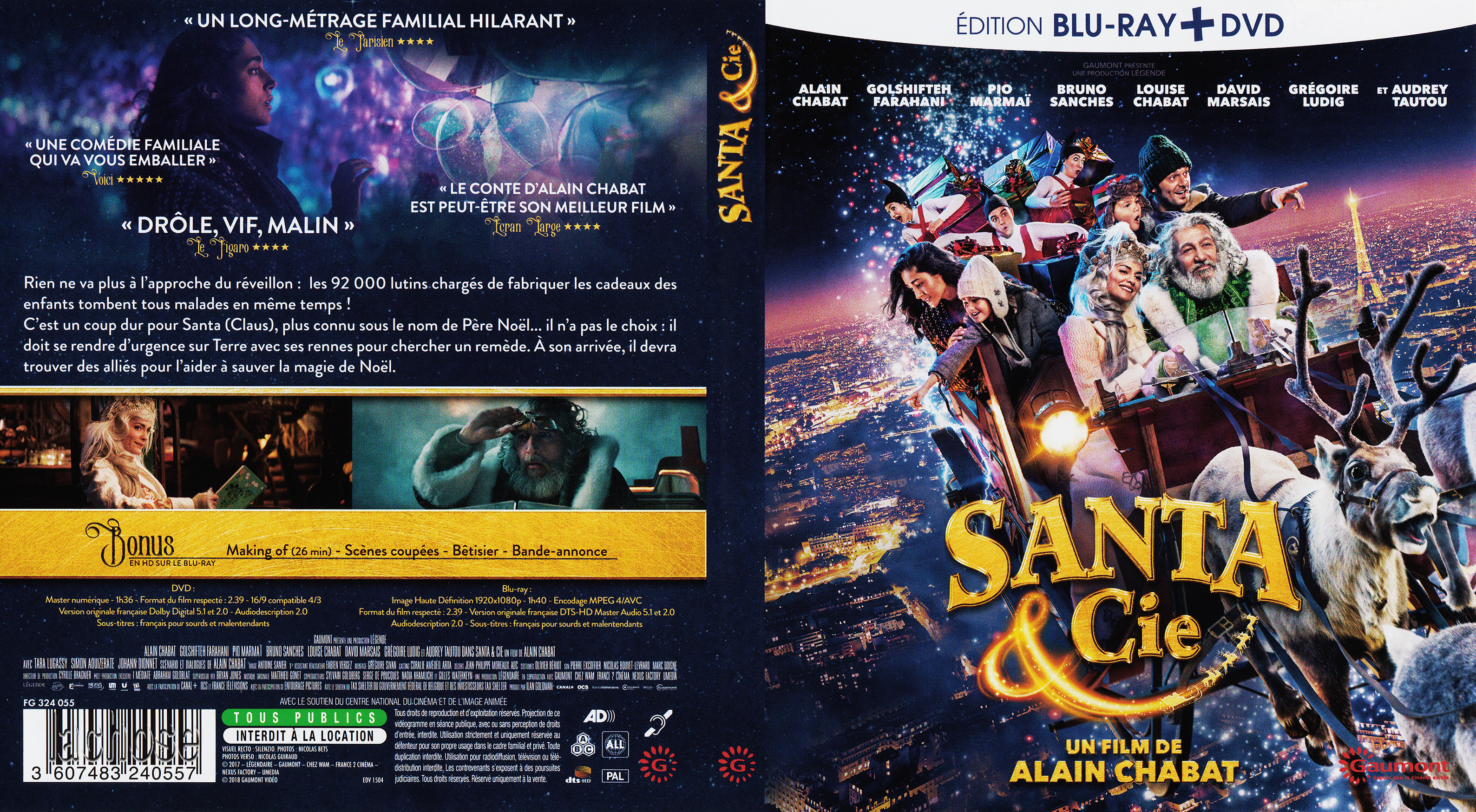 Jaquette DVD Santa et Cie (BLU-RAY)