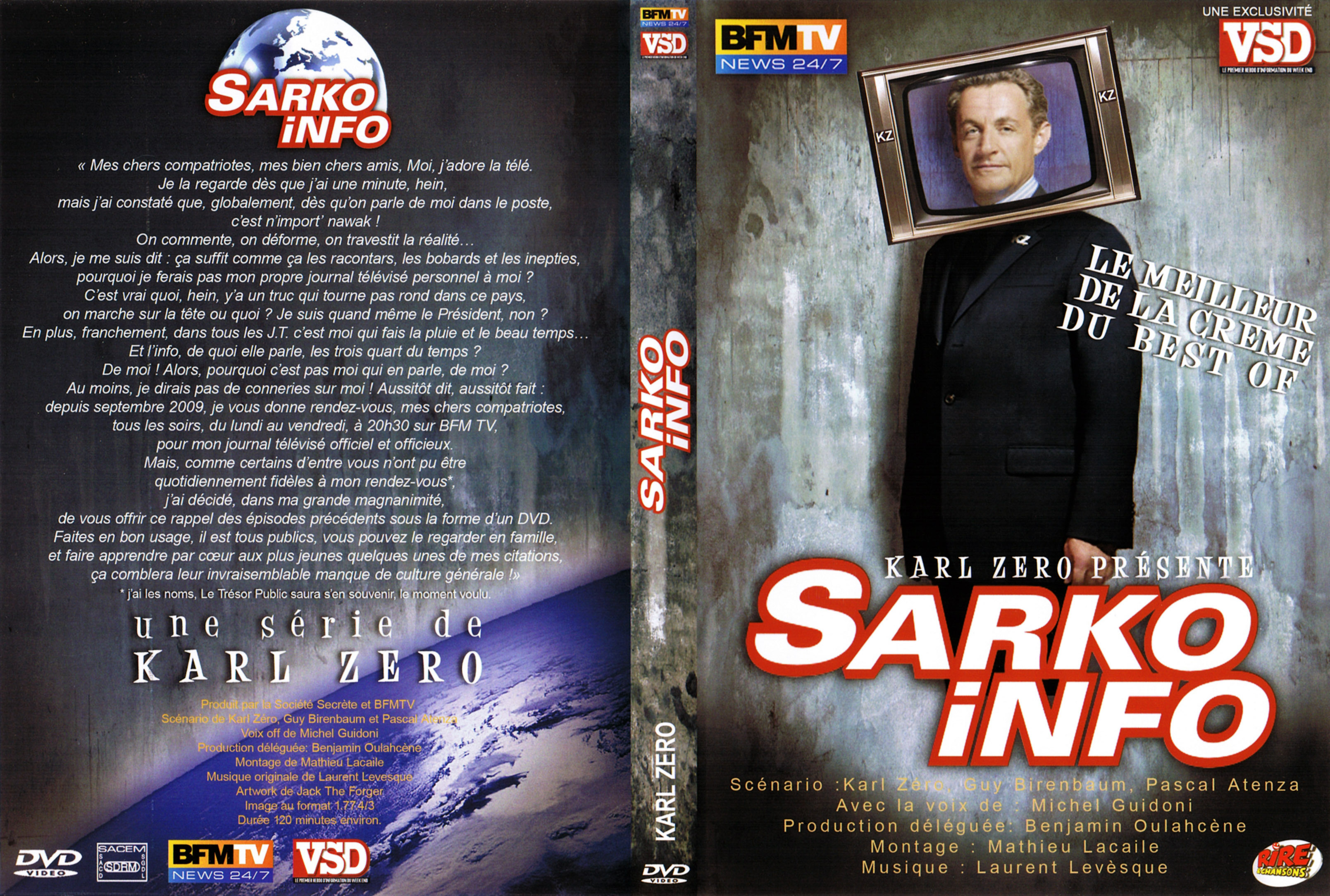 Jaquette DVD Sarko Info