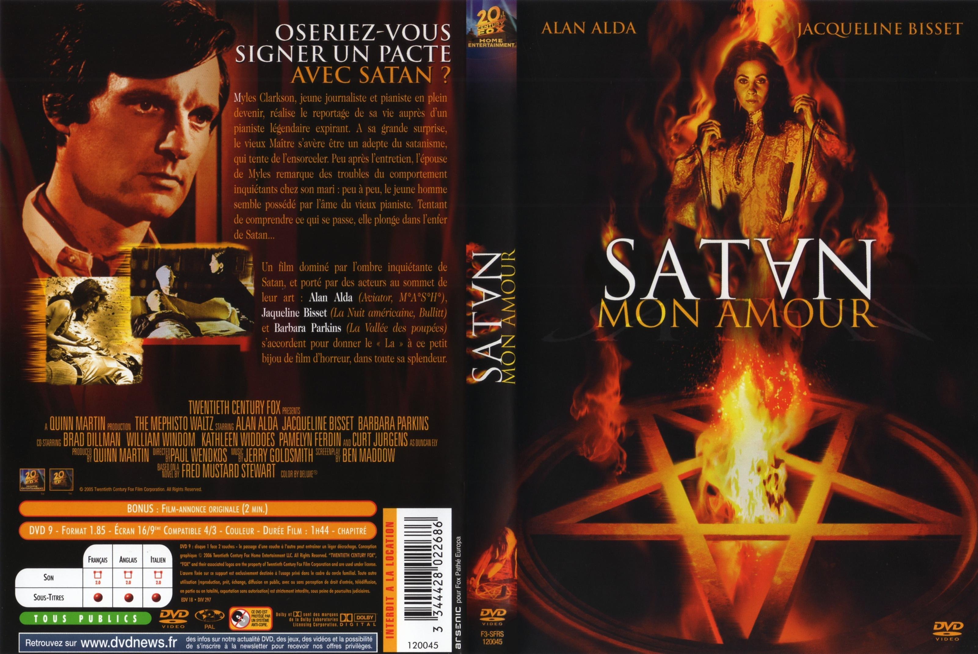 Jaquette DVD Satan mon amour