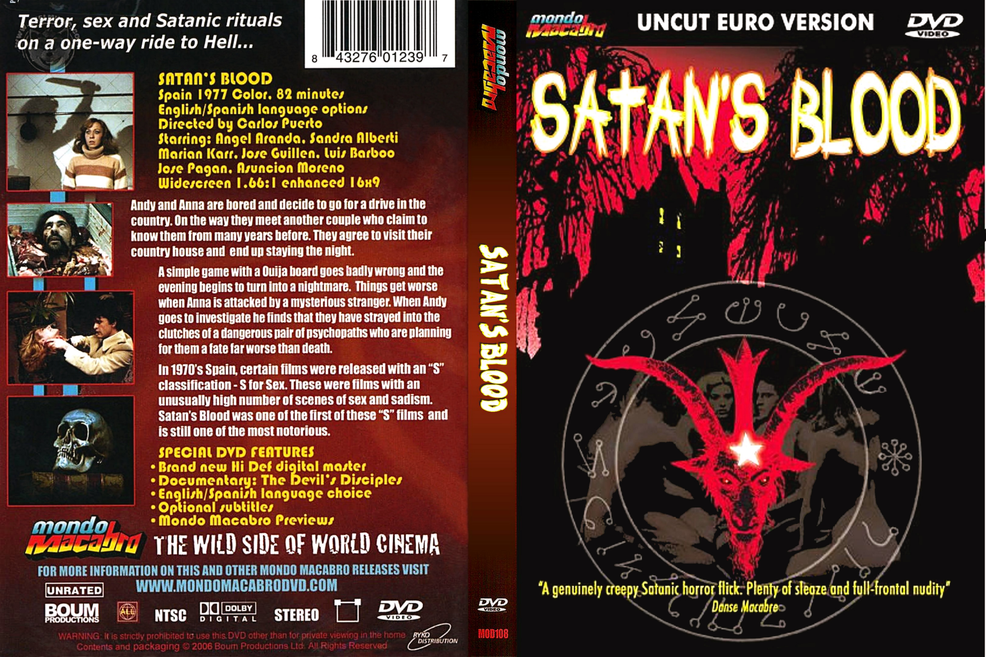 Jaquette DVD Satan