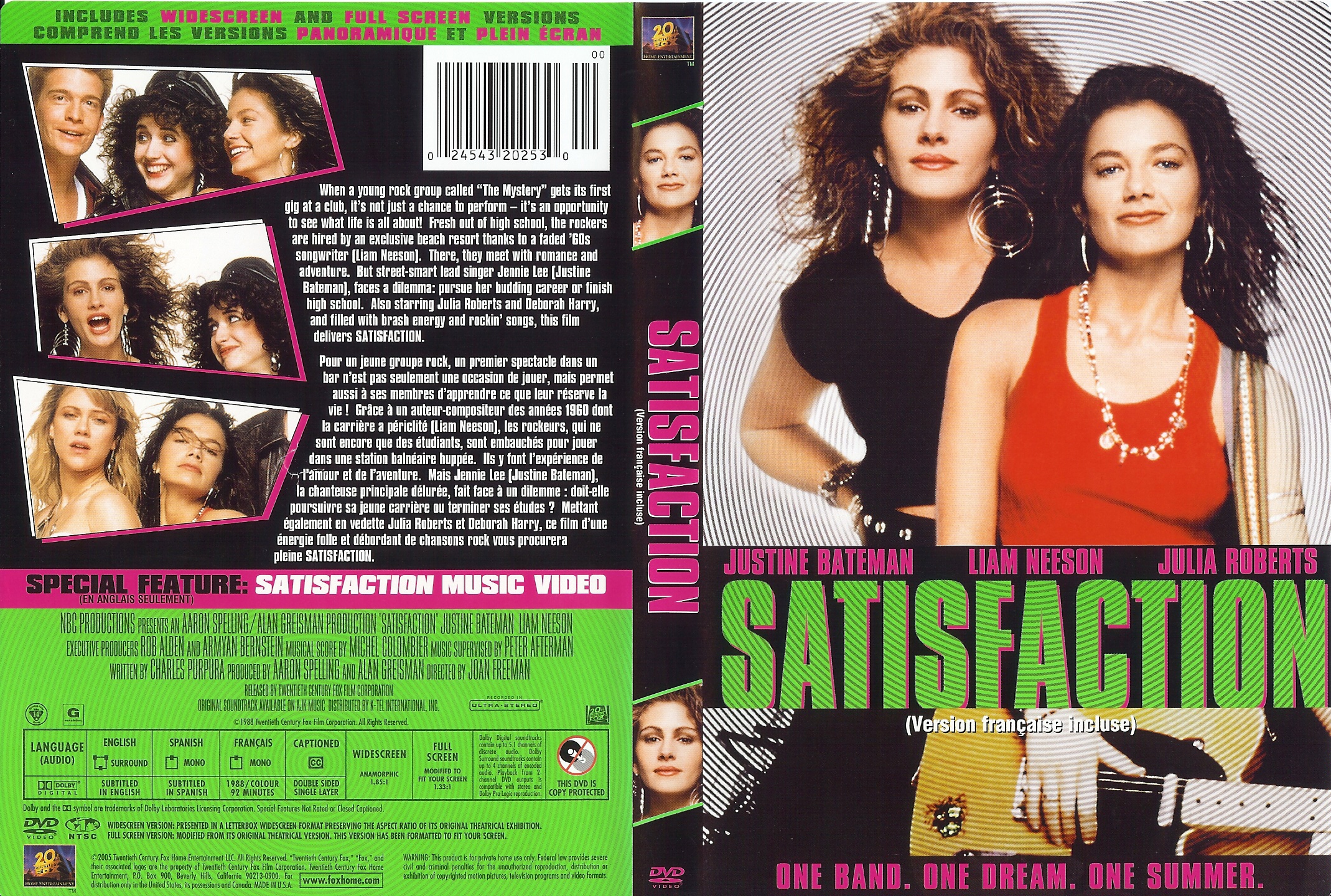 Jaquette DVD Satisfaction