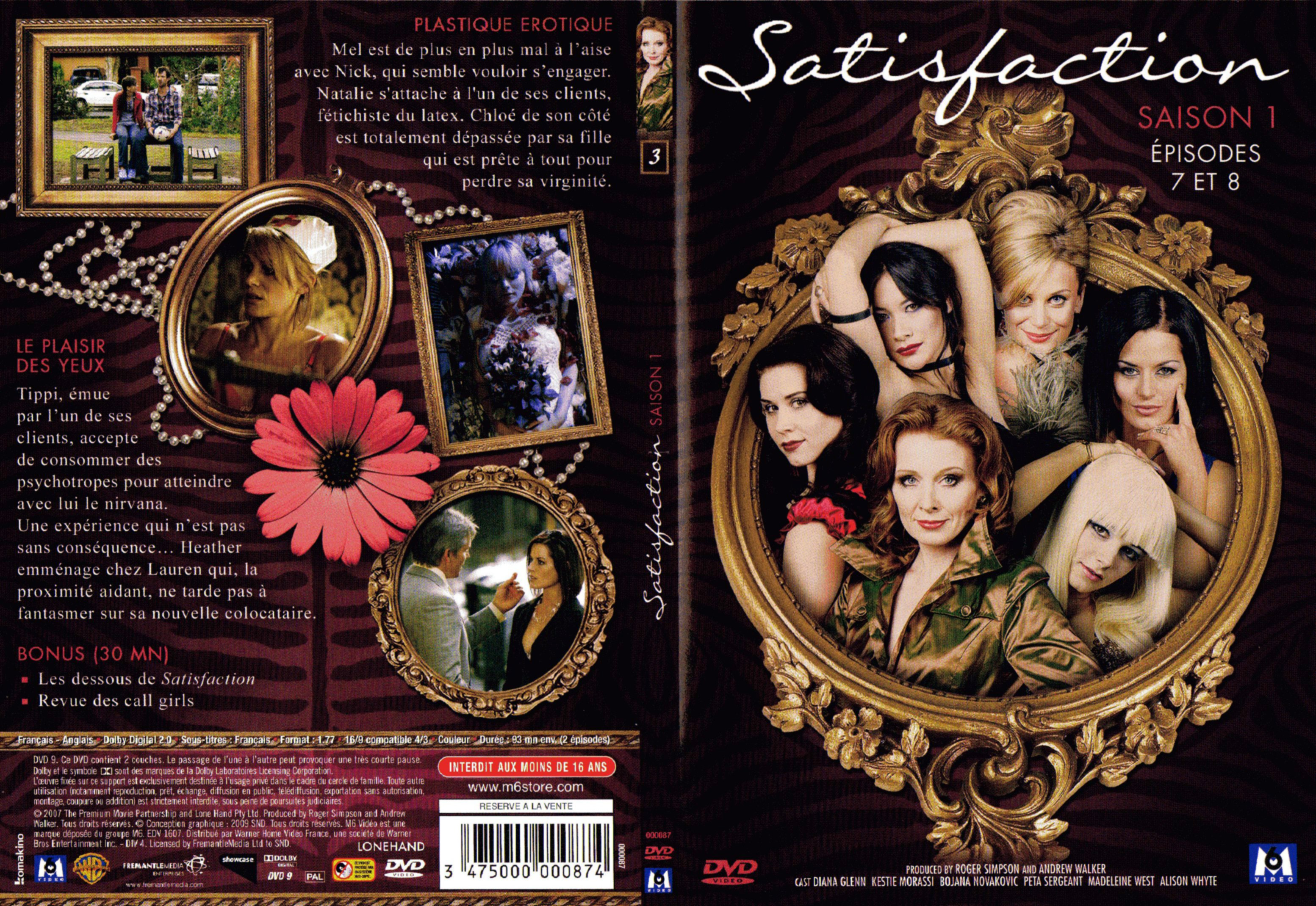 Jaquette DVD Satisfaction Saison 1 DVD 3