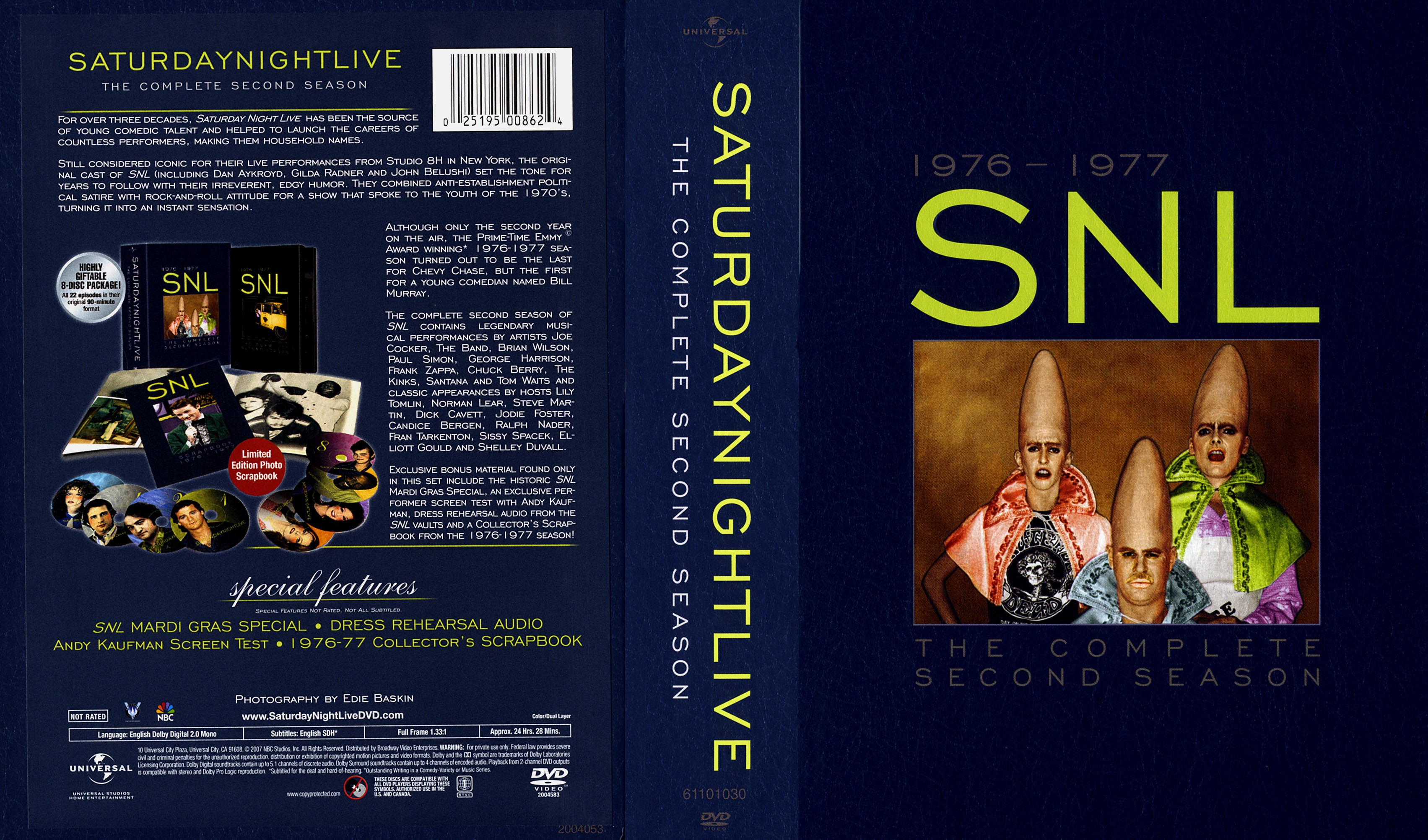 Jaquette DVD Saturday Night Live Saison 2 Zone 1