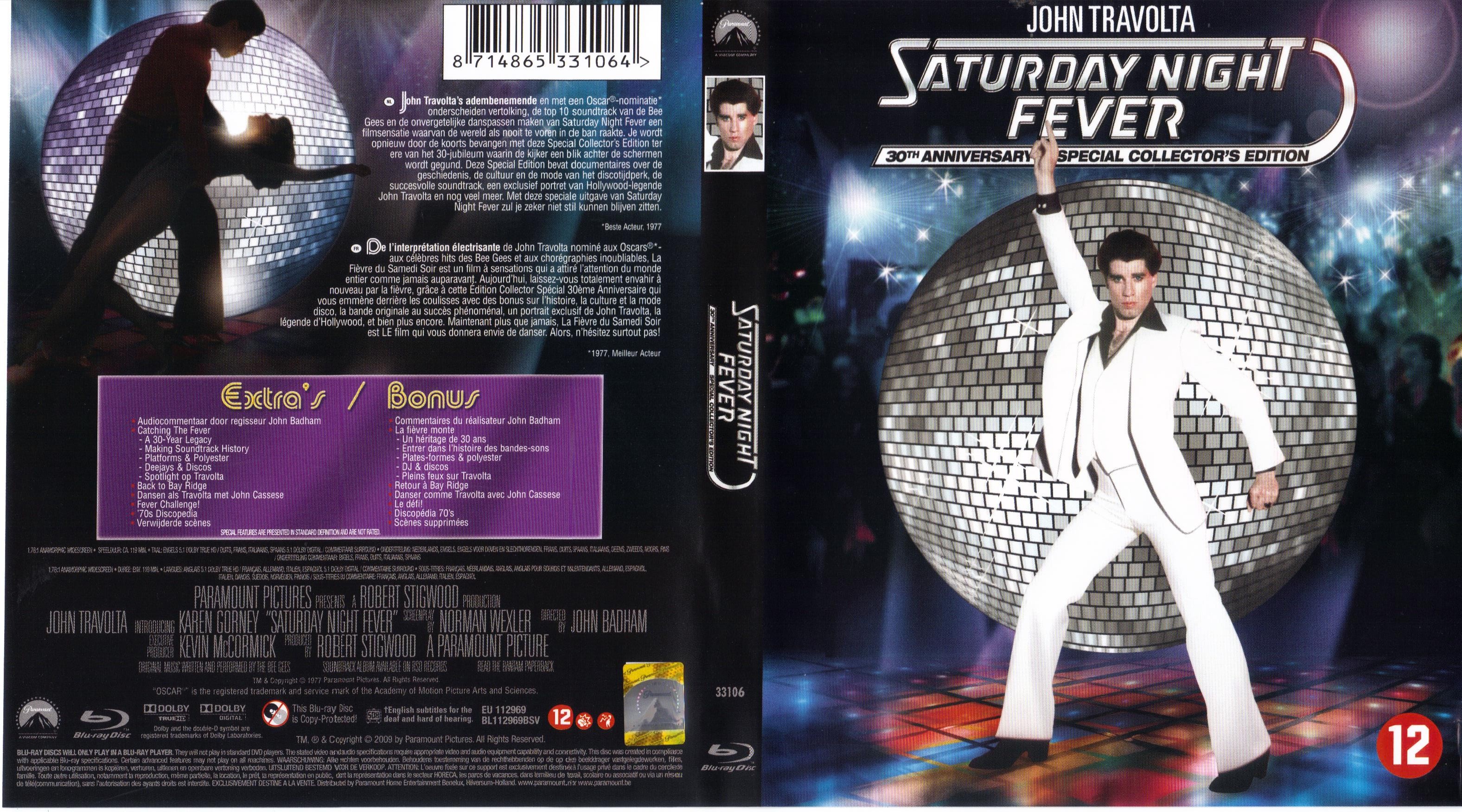 Jaquette DVD Saturday night fever (BLU-RAY)