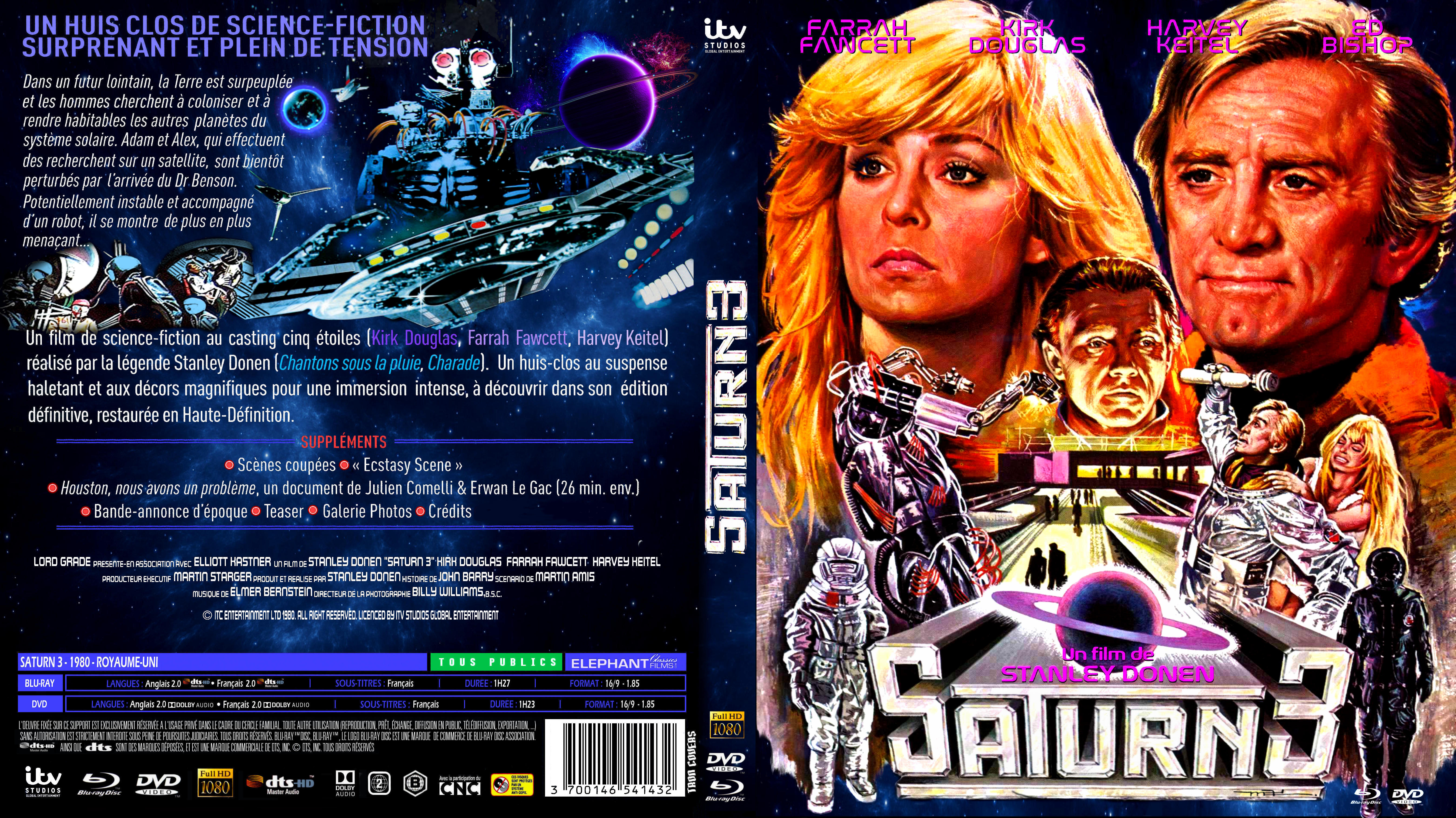 Jaquette DVD Saturn 3 custom (BLU-RAY)