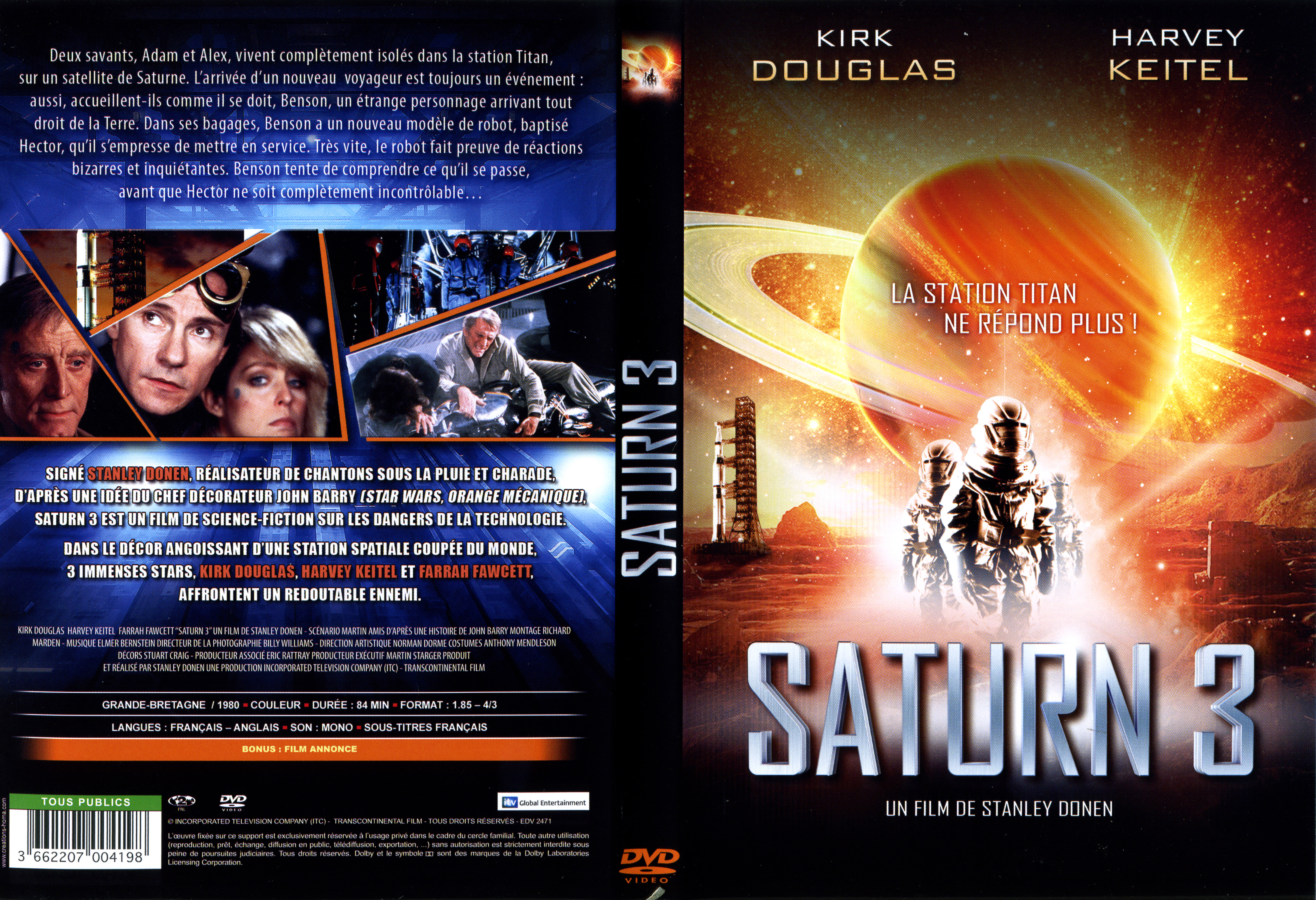 Jaquette DVD Saturn 3 v2
