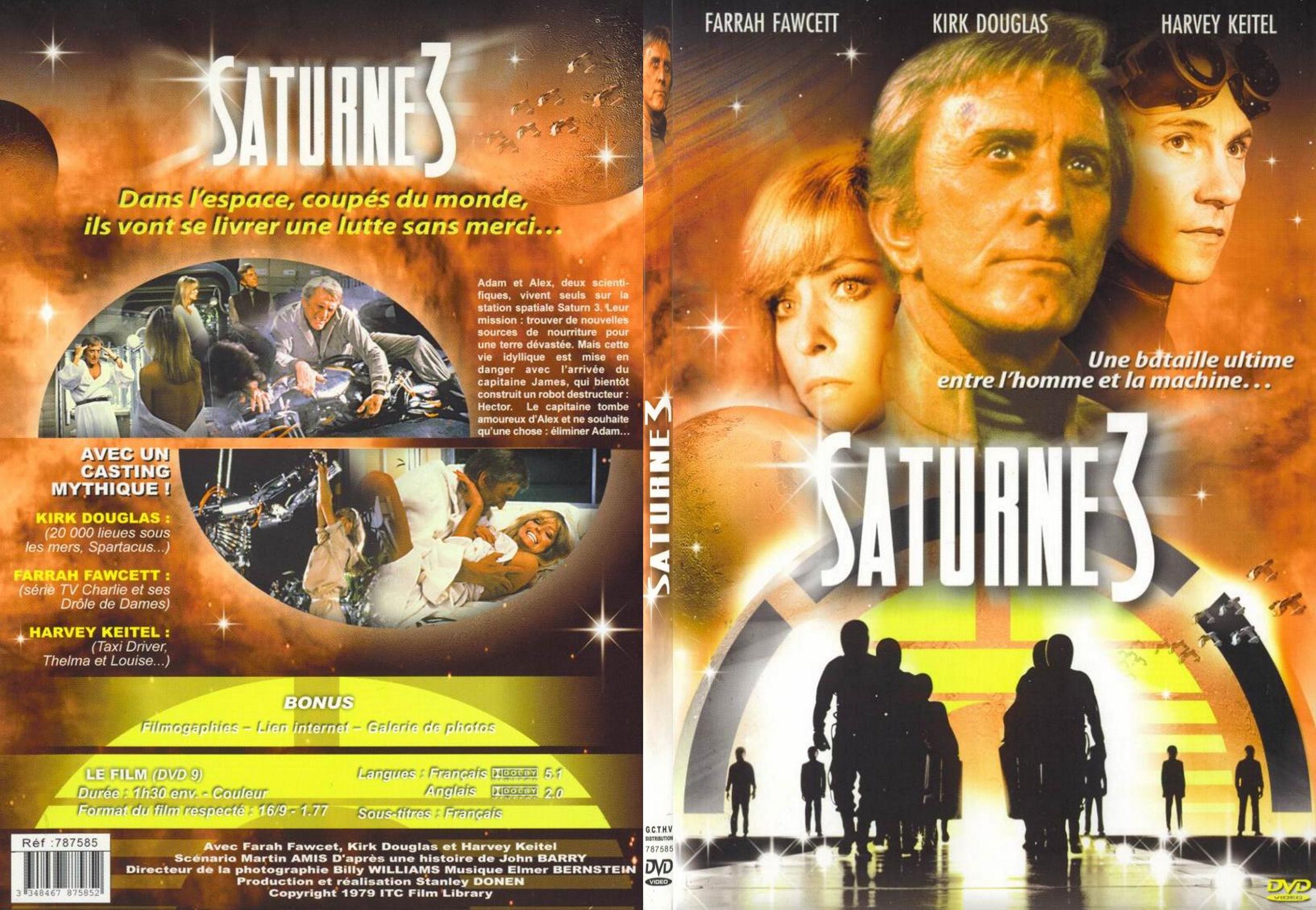 Jaquette DVD Saturne 3 - SLIM