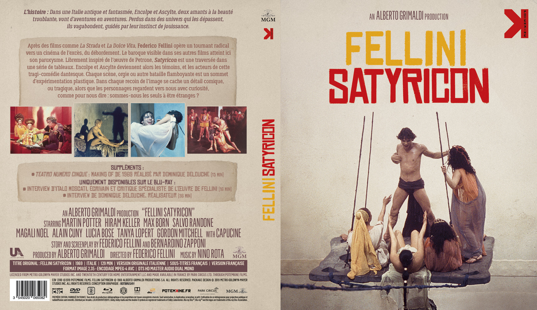 Jaquette DVD Satyricon (BLU-RAY)