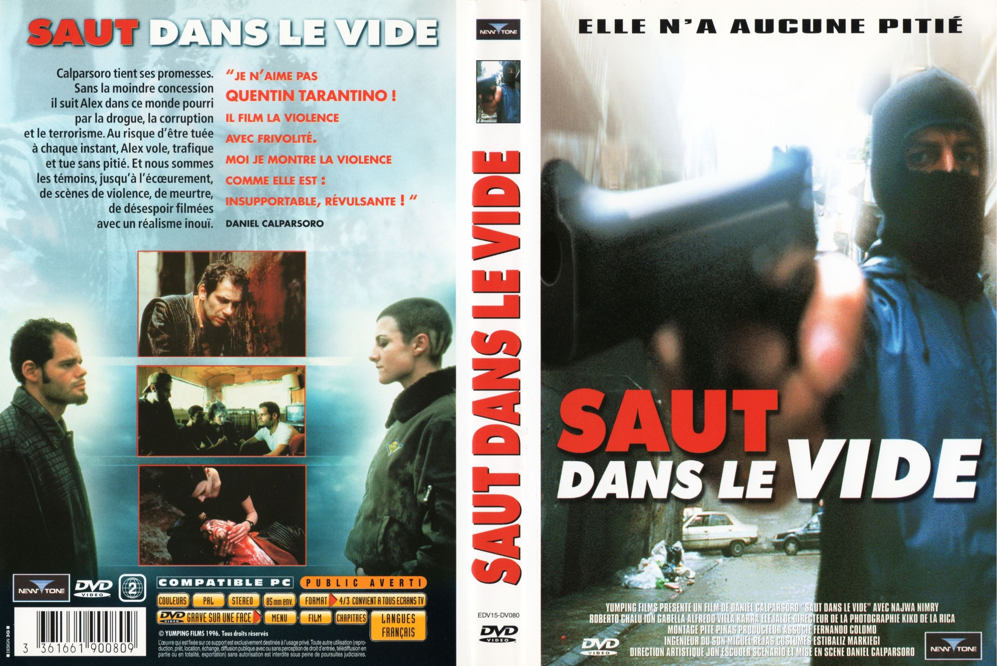 Jaquette DVD Saut dans le vide