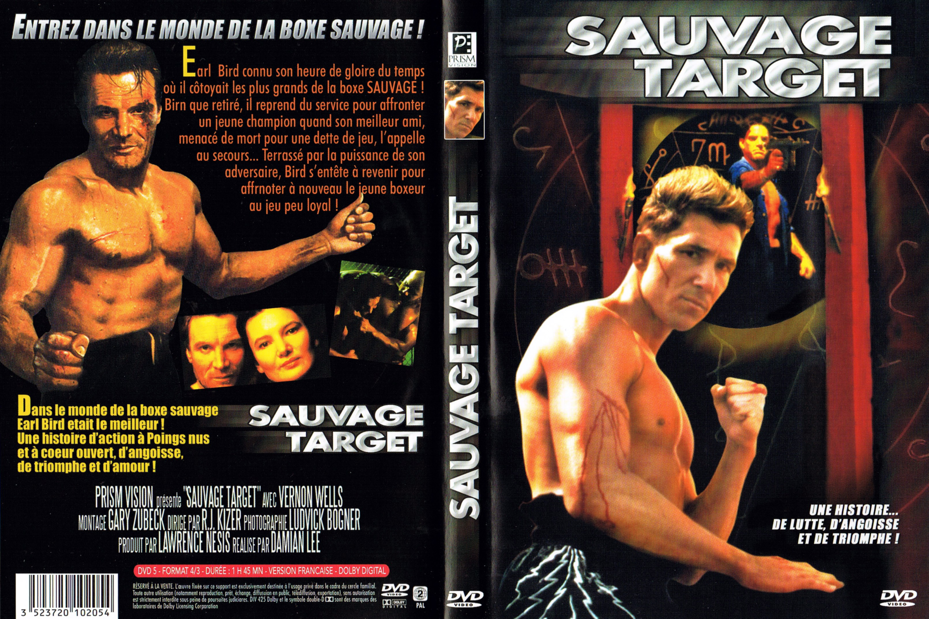 Jaquette DVD Sauvage target
