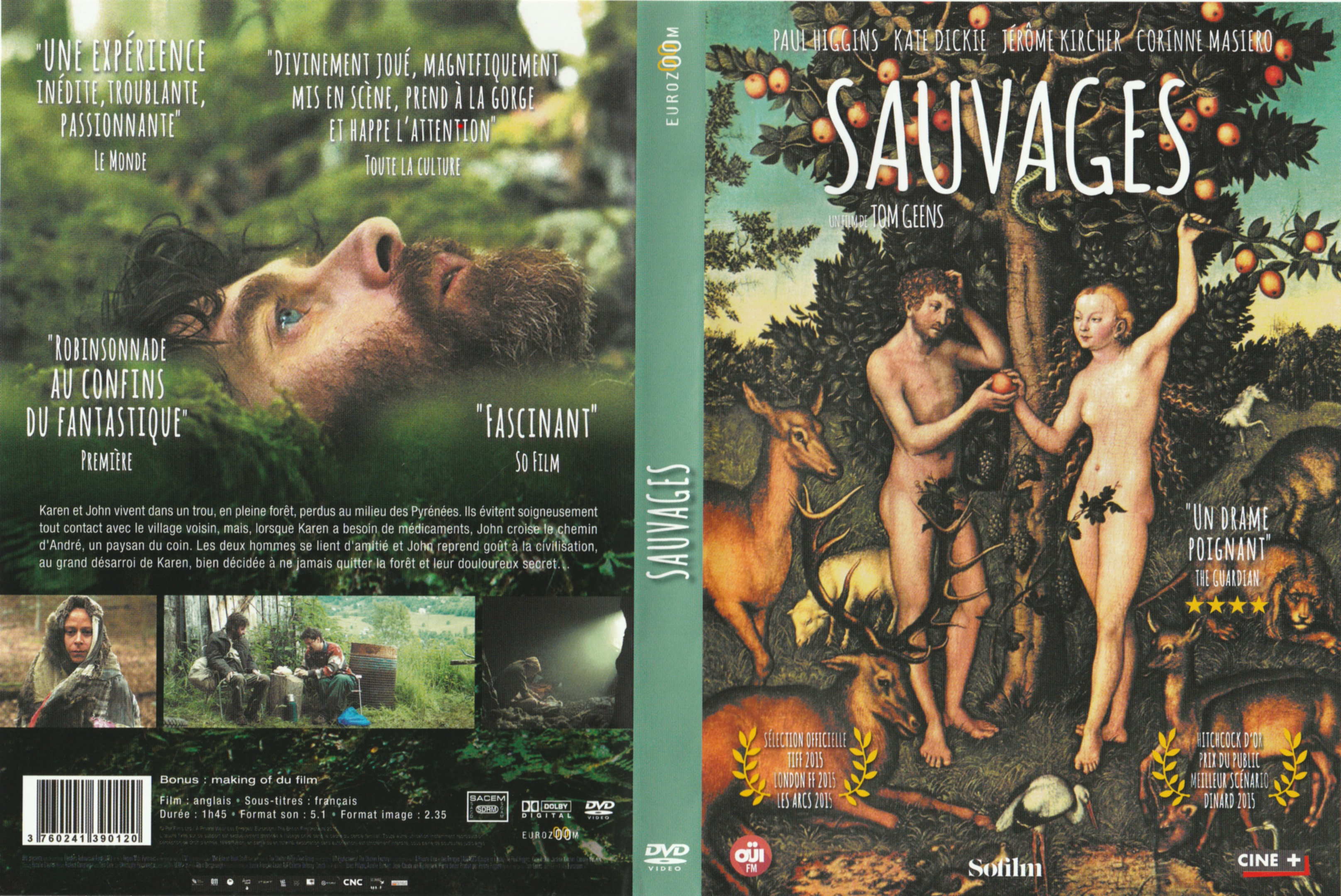 Jaquette DVD Sauvages