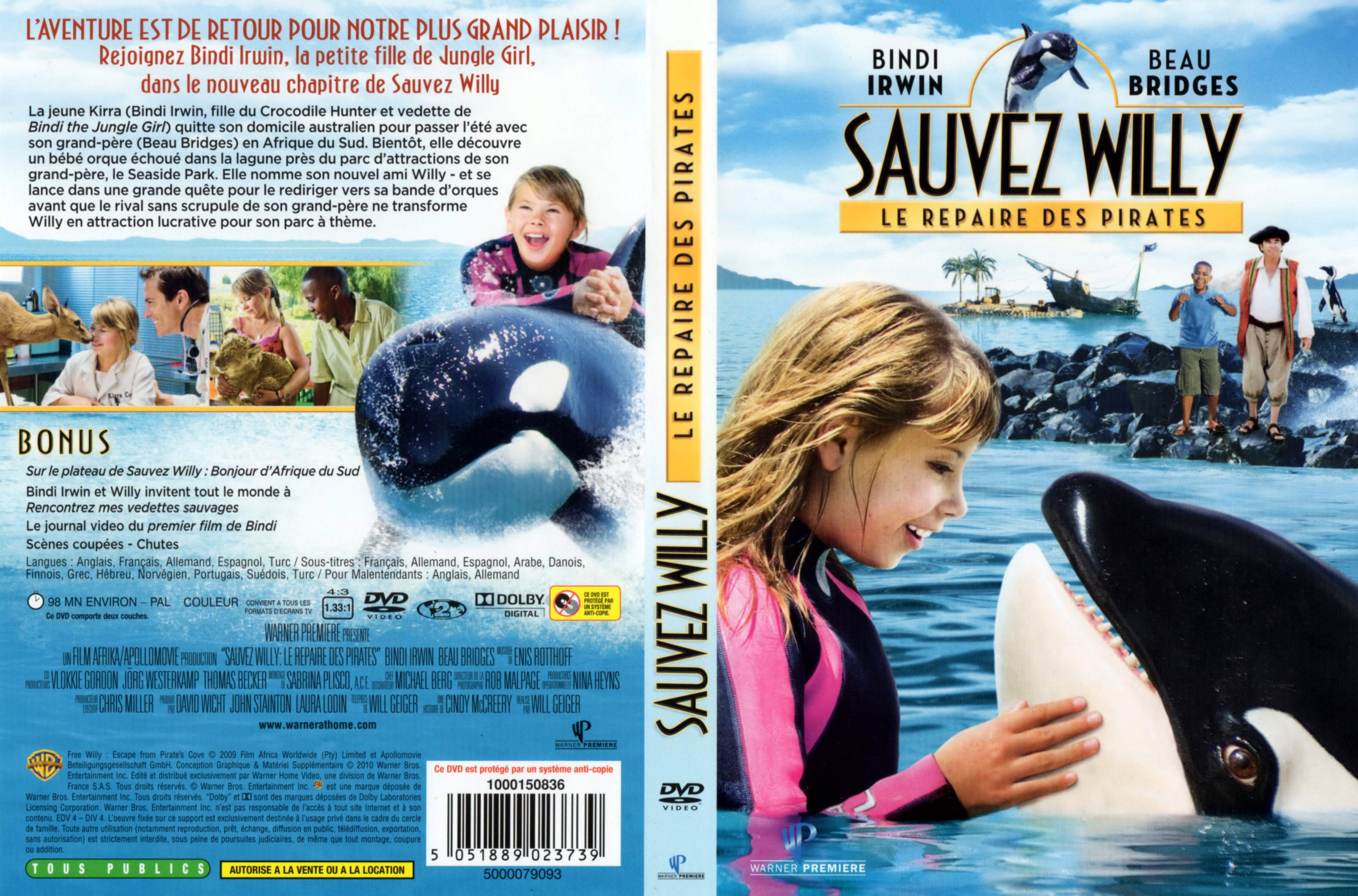 Jaquette DVD Sauvez Willy 4
