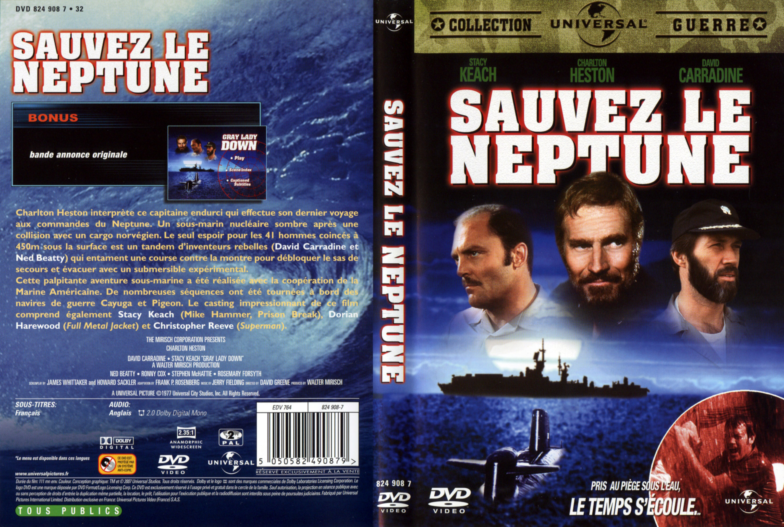 Jaquette DVD Sauvez le Neptune
