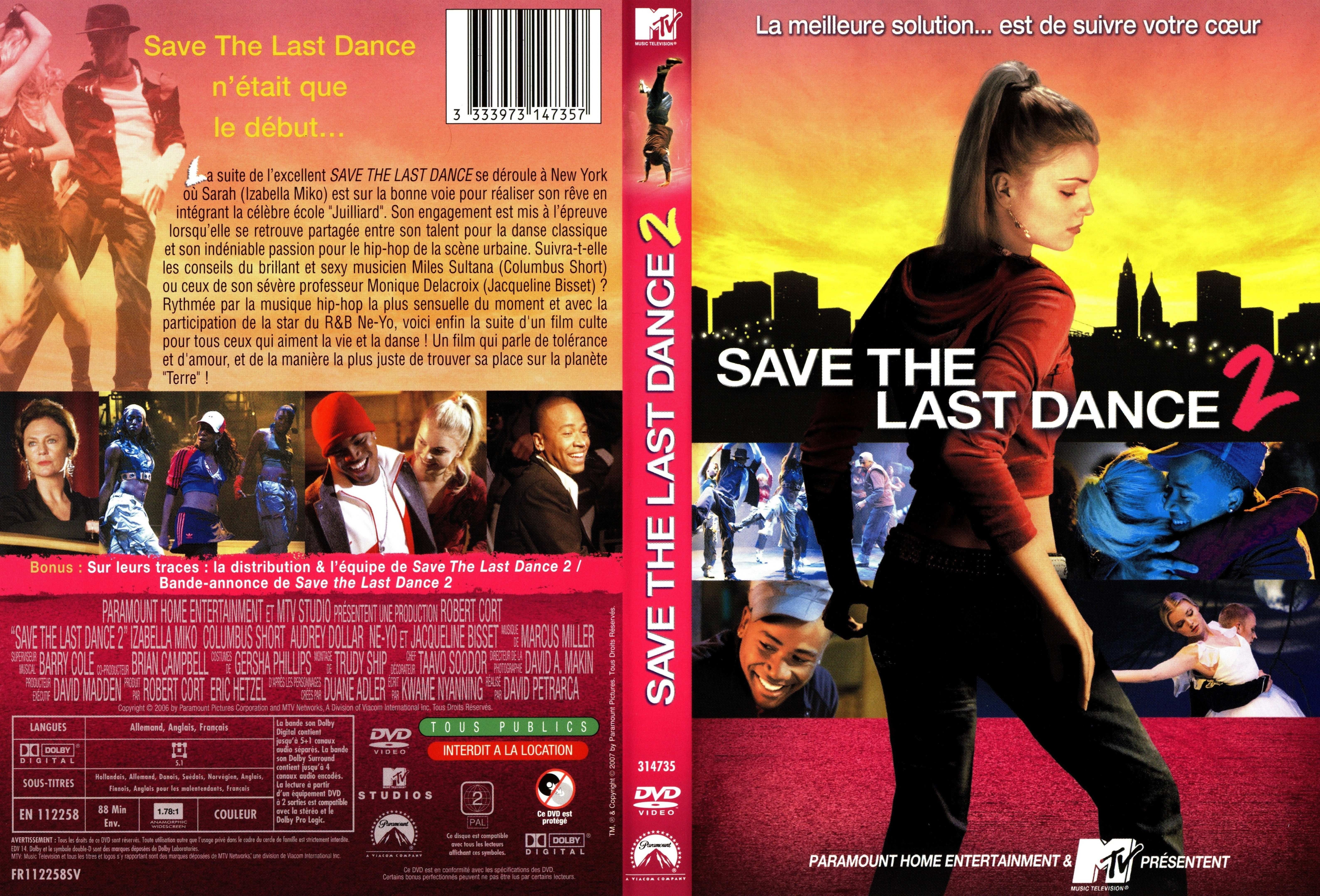 Jaquette DVD Save the last dance 2
