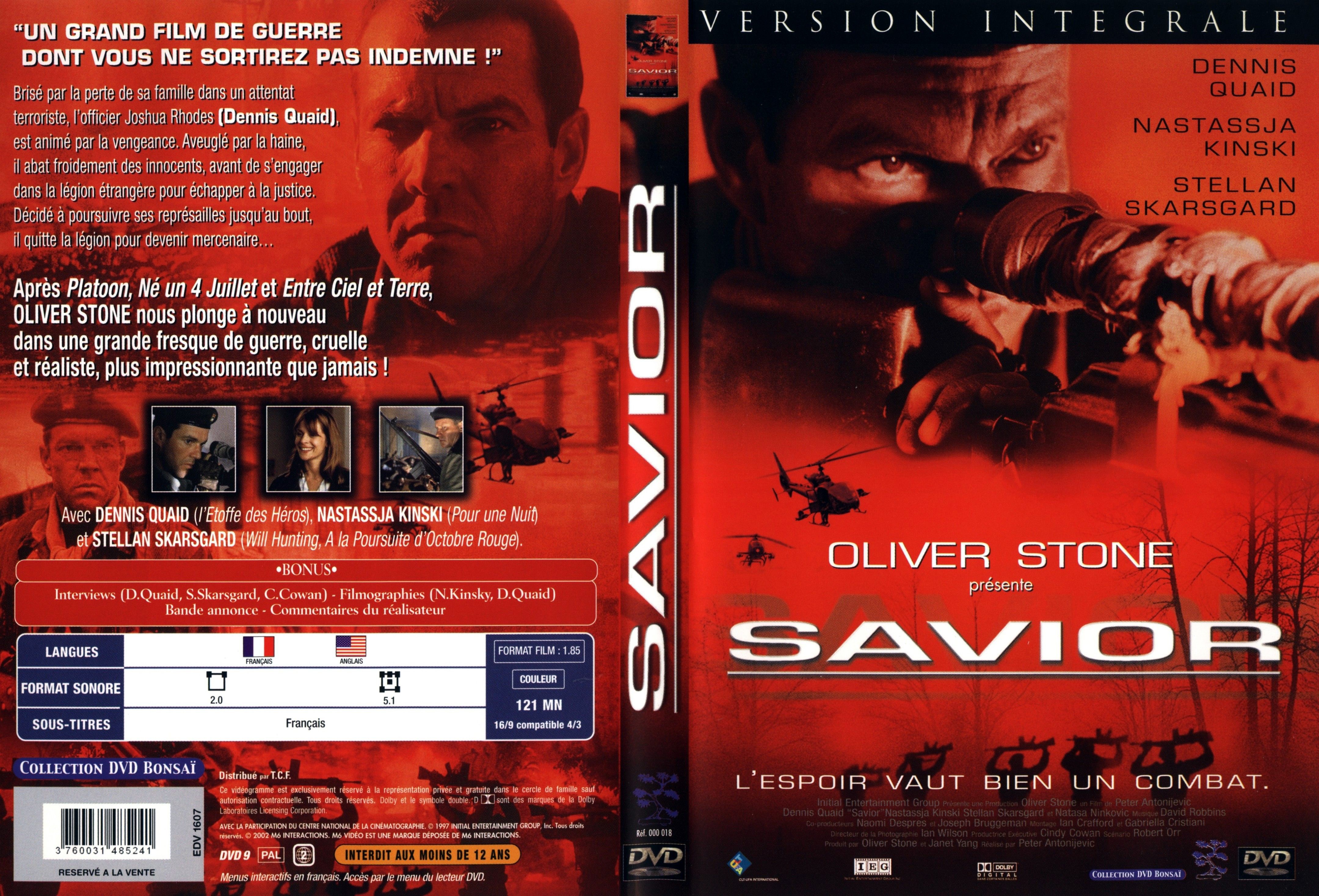 Jaquette DVD Savior