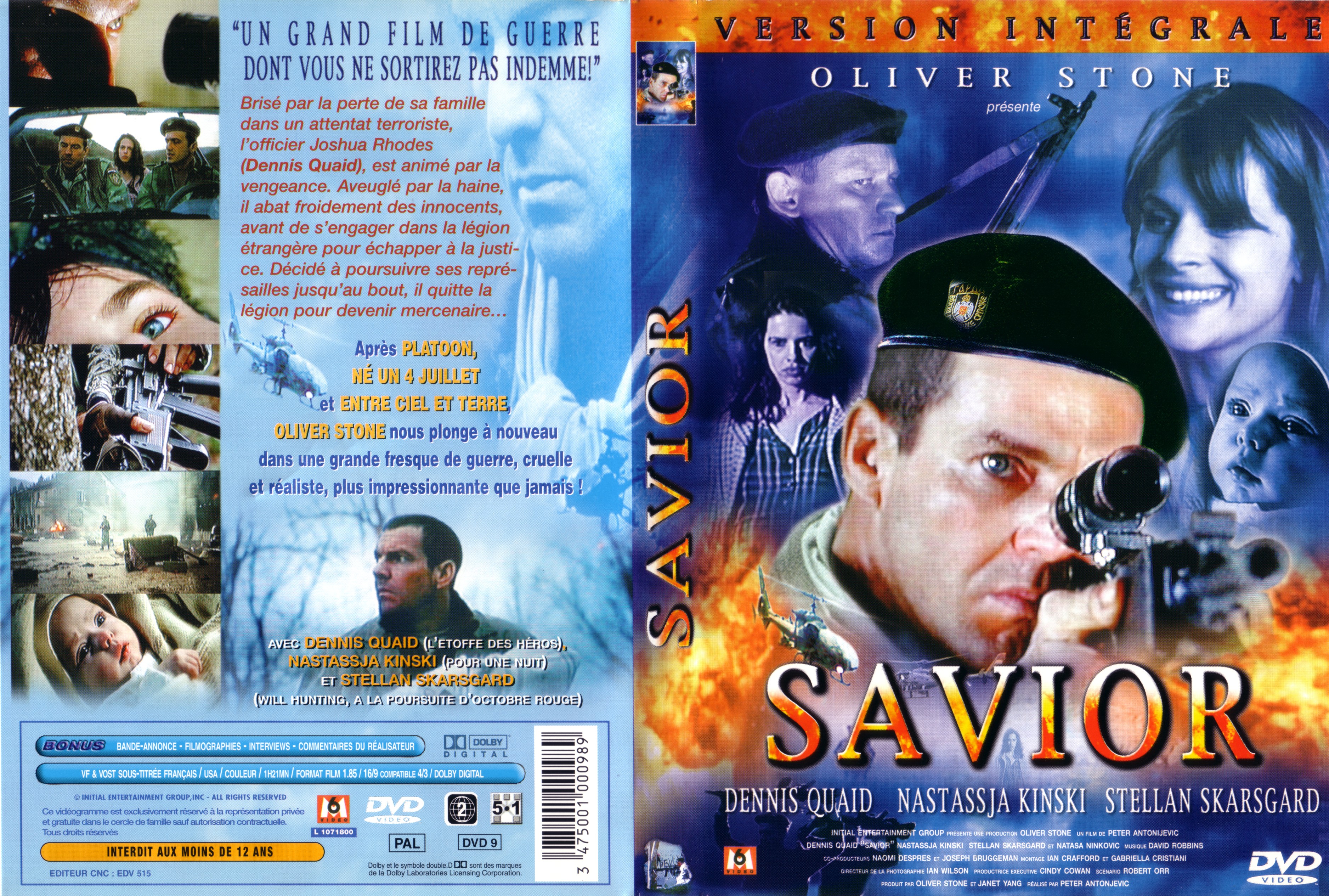 Jaquette DVD Savior v2