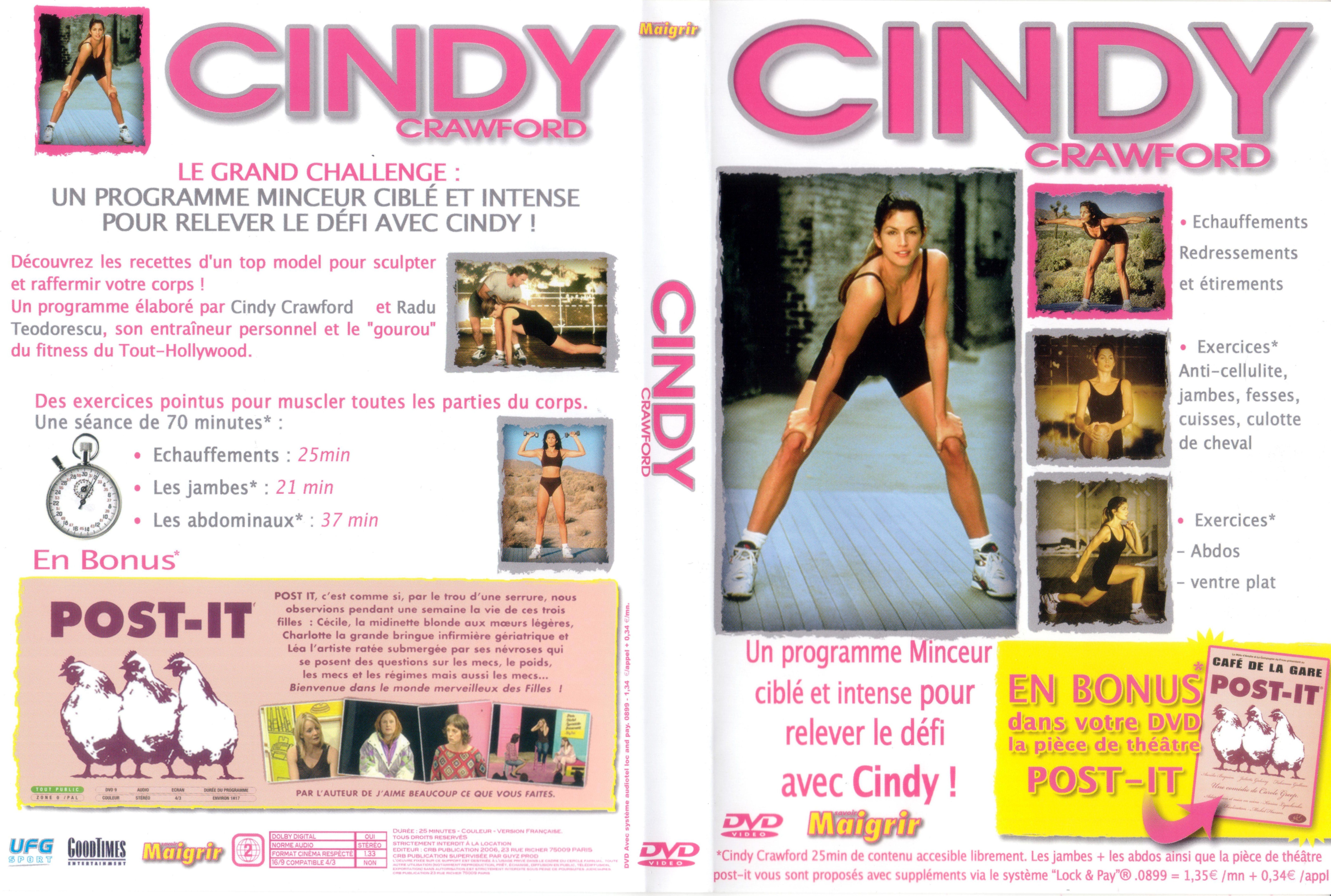 Jaquette DVD Savoir maigrir Cindy Crawford