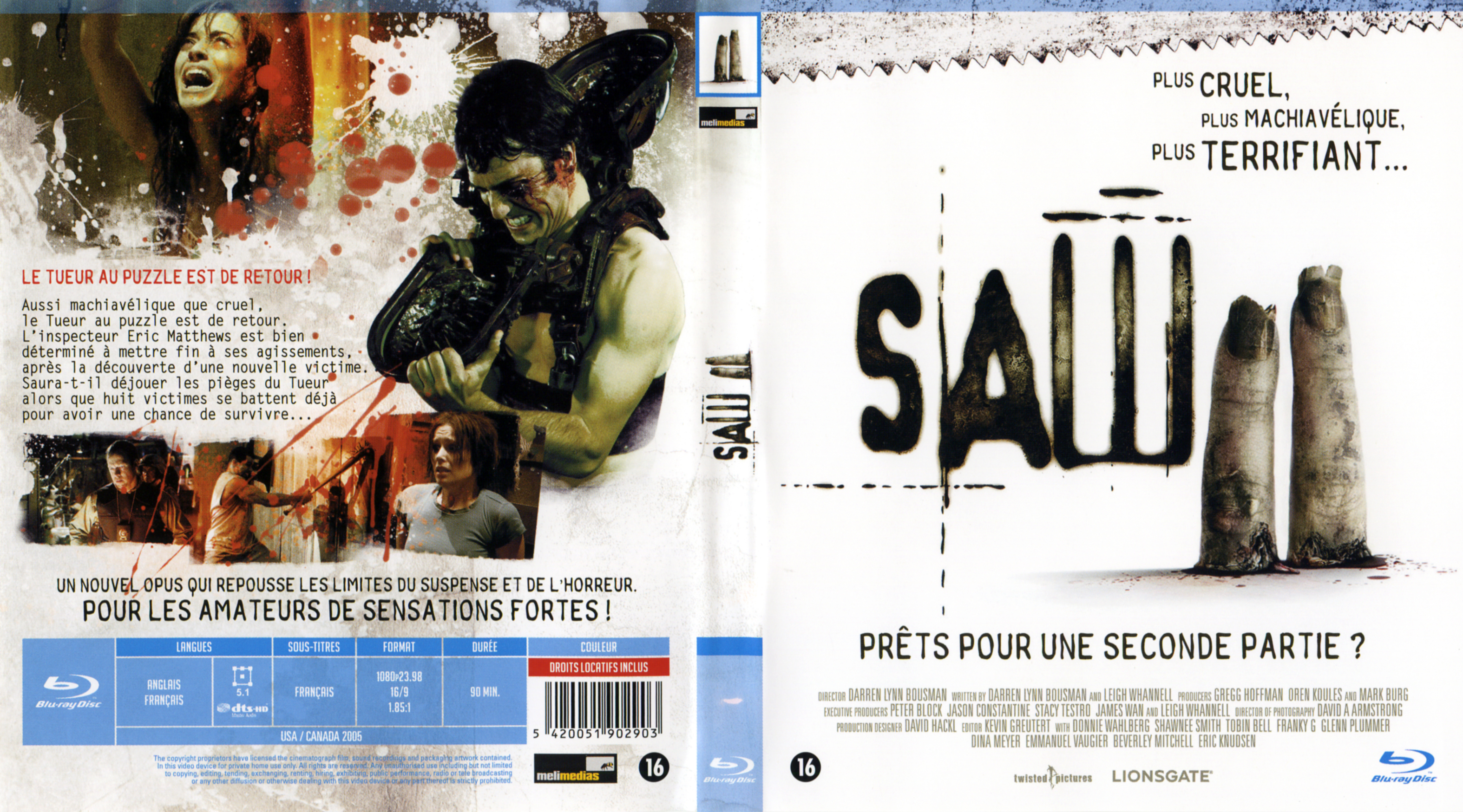 Jaquette DVD Saw 2 (BLU-RAY) v2