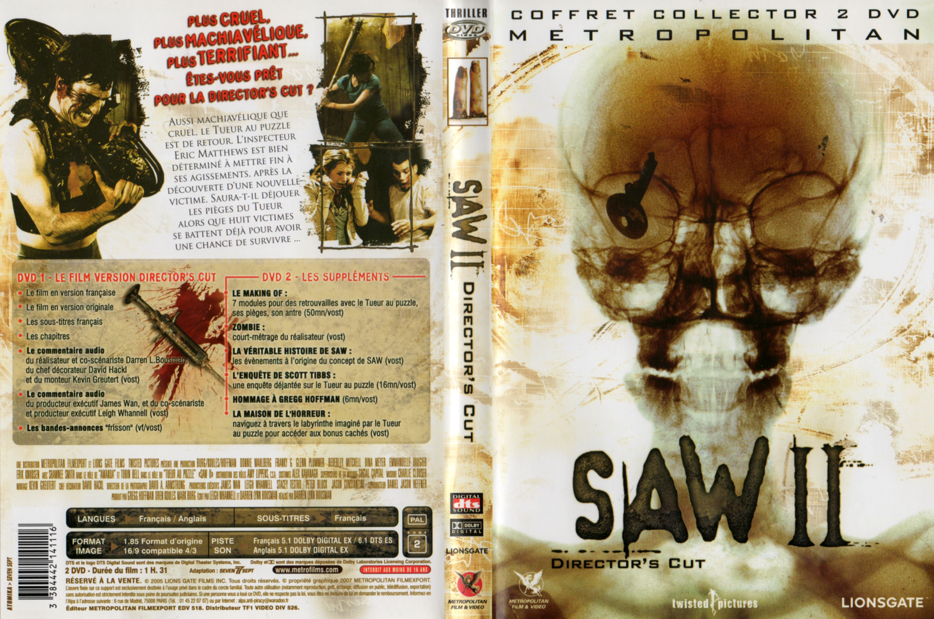 Jaquette DVD Saw 2 v4