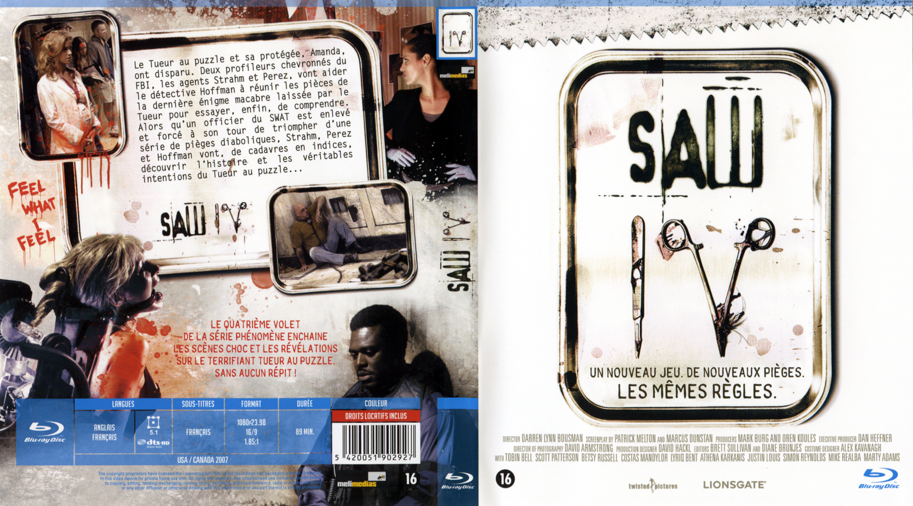 Jaquette DVD Saw 4 (BLU-RAY) v2