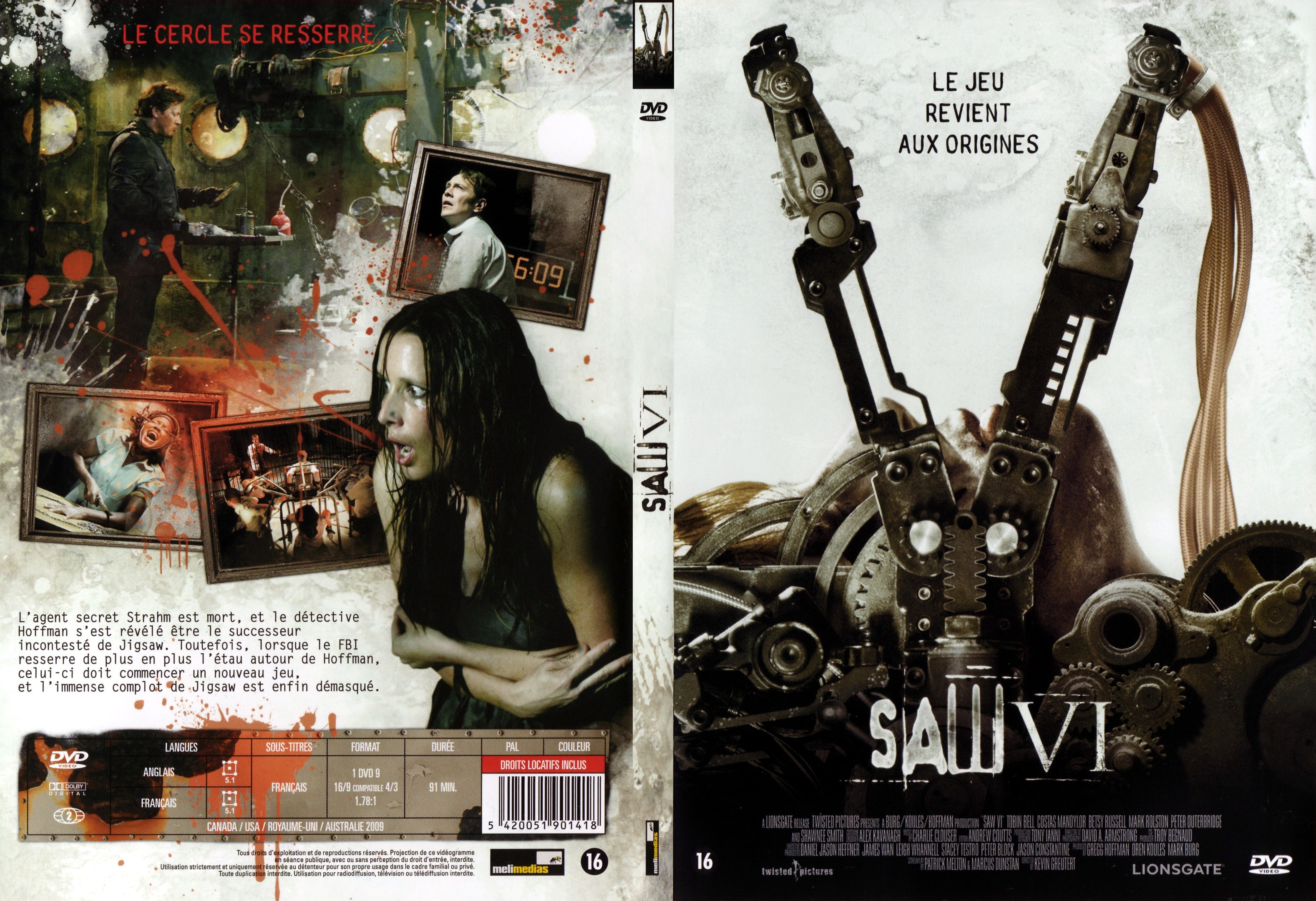 Jaquette DVD Saw 5 - SLIM v2