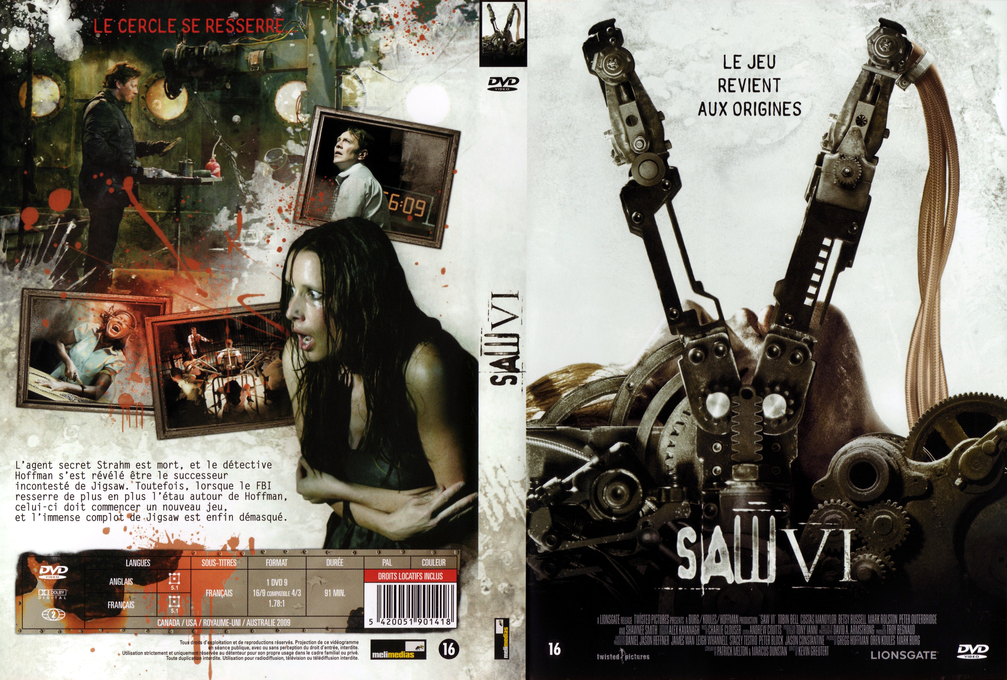 Jaquette DVD Saw 6 v2
