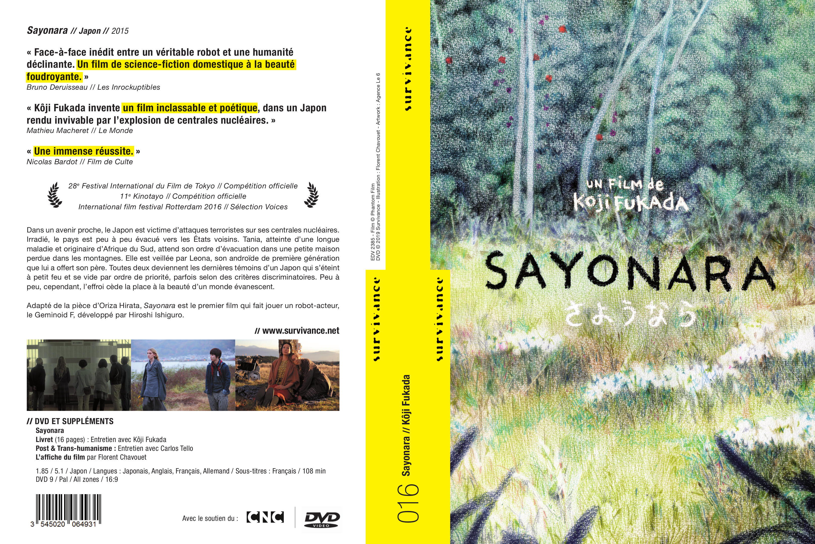Jaquette DVD Sayonara (2015)