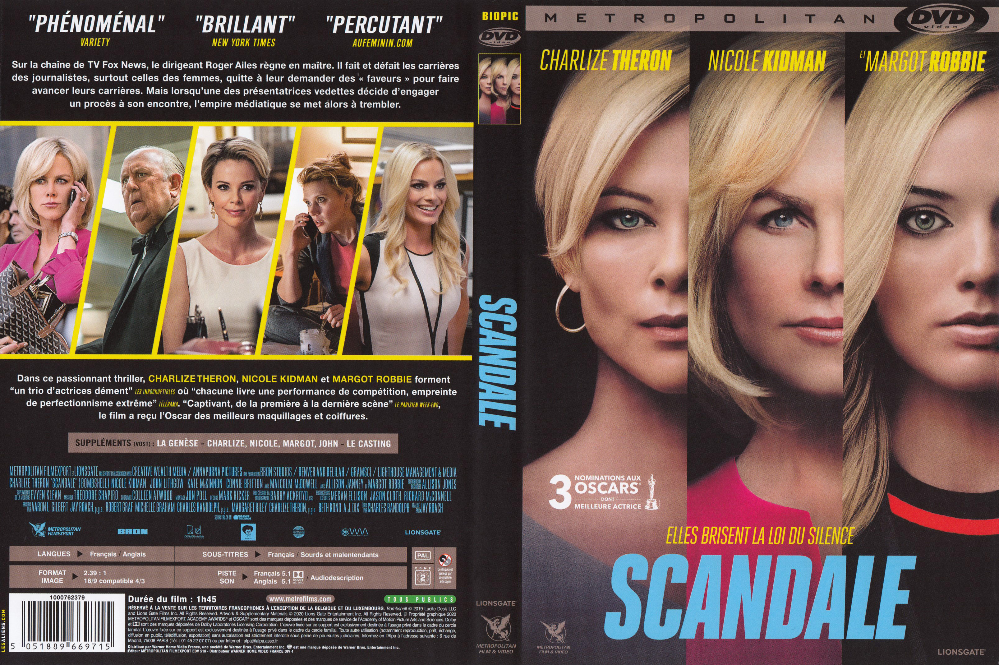 Jaquette DVD Scandale