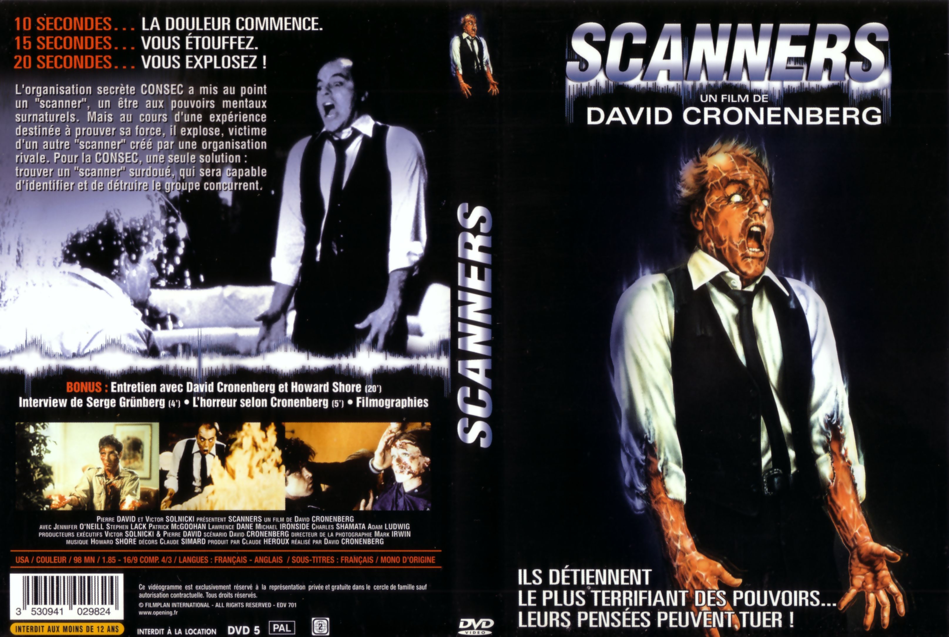 Jaquette DVD Scanners