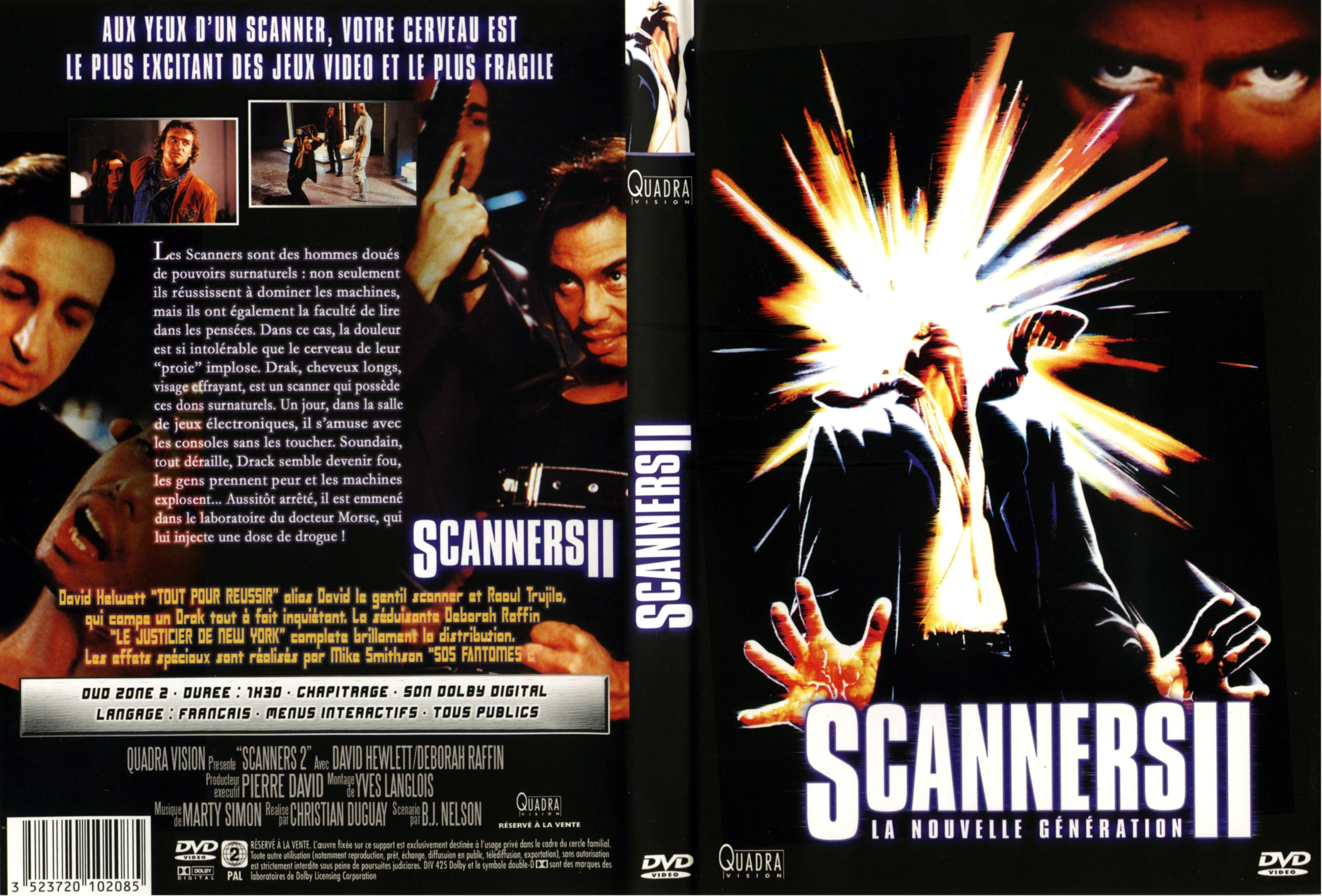 Jaquette DVD Scanners 2