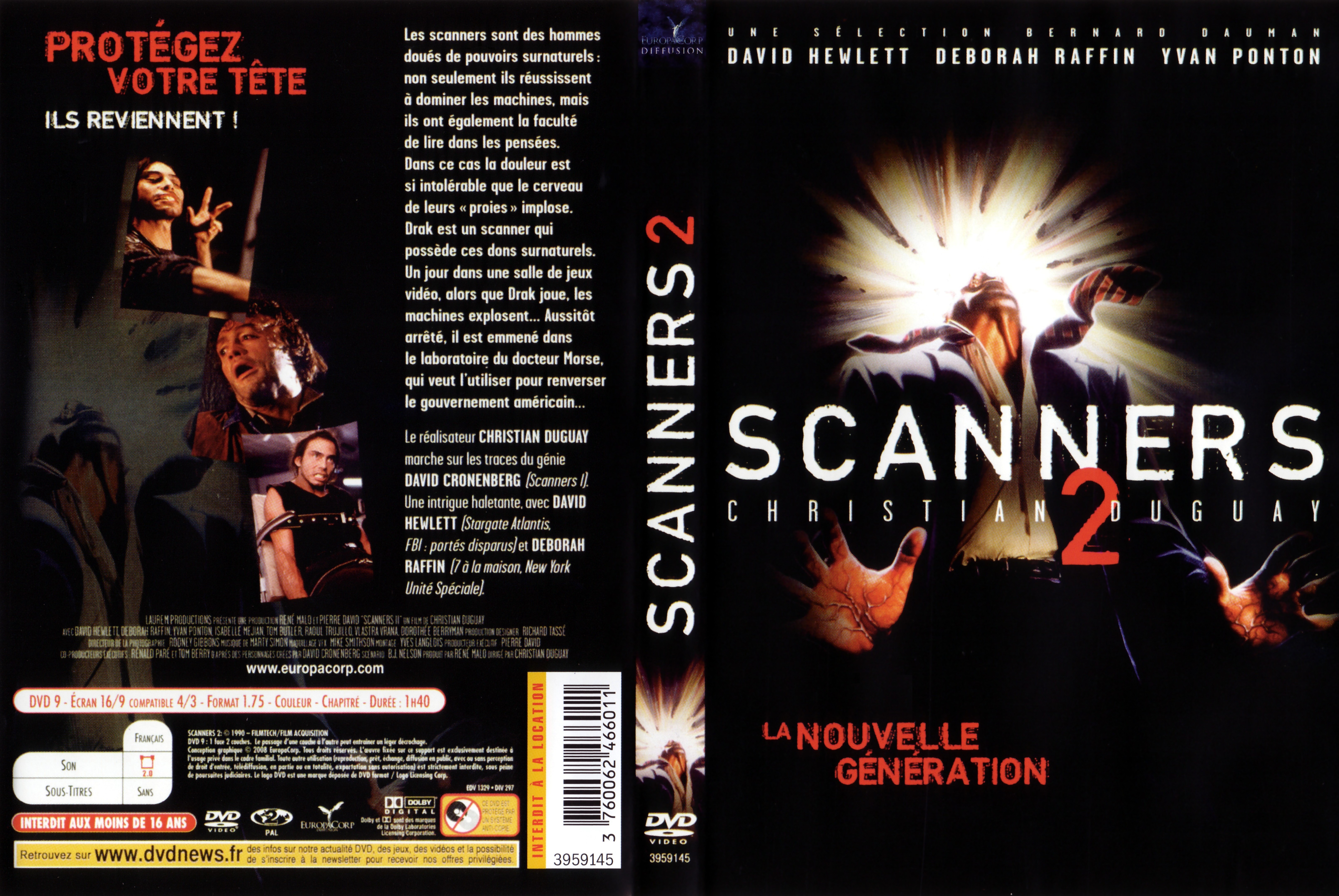 Jaquette DVD Scanners 2 v2