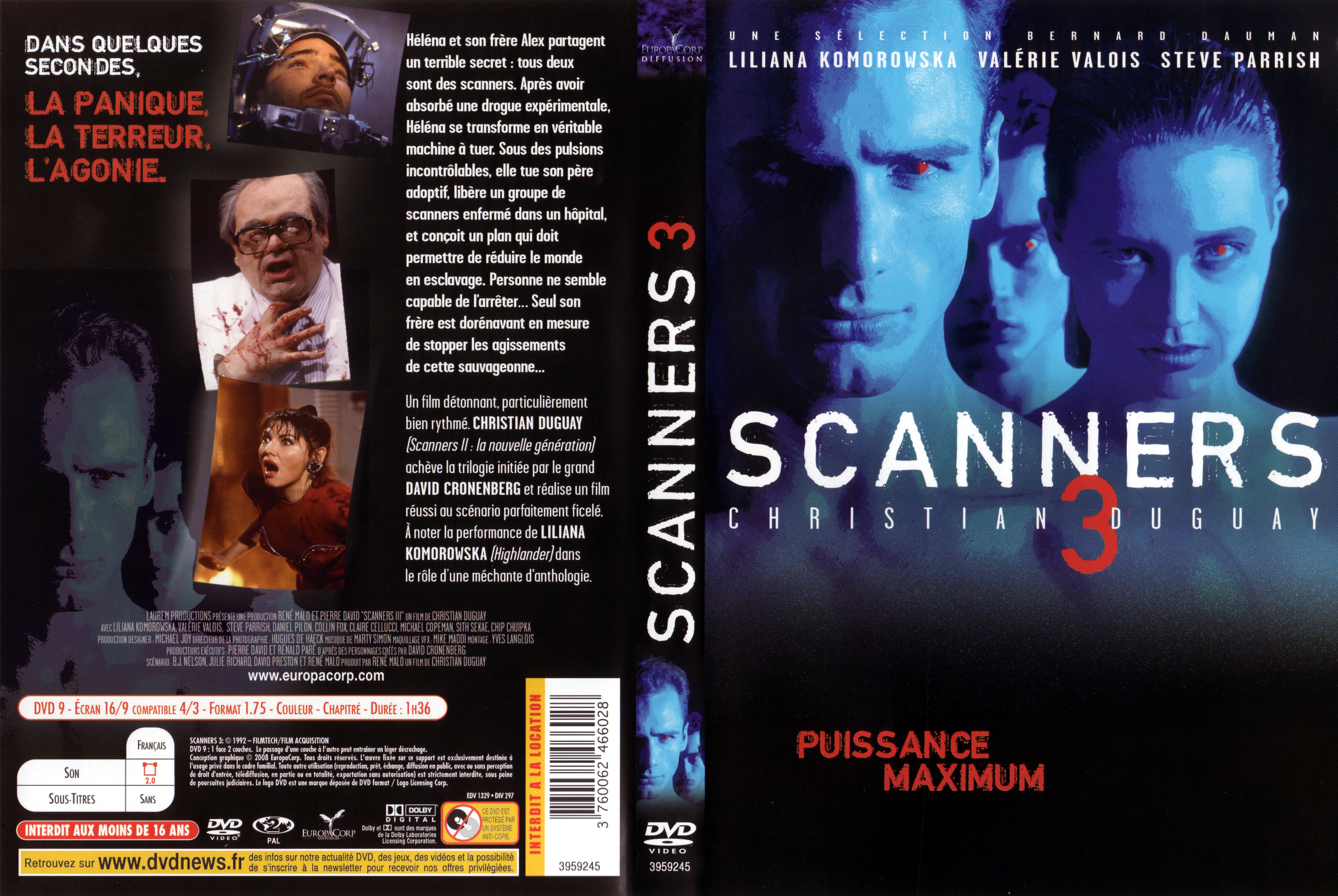 Jaquette DVD Scanners 3
