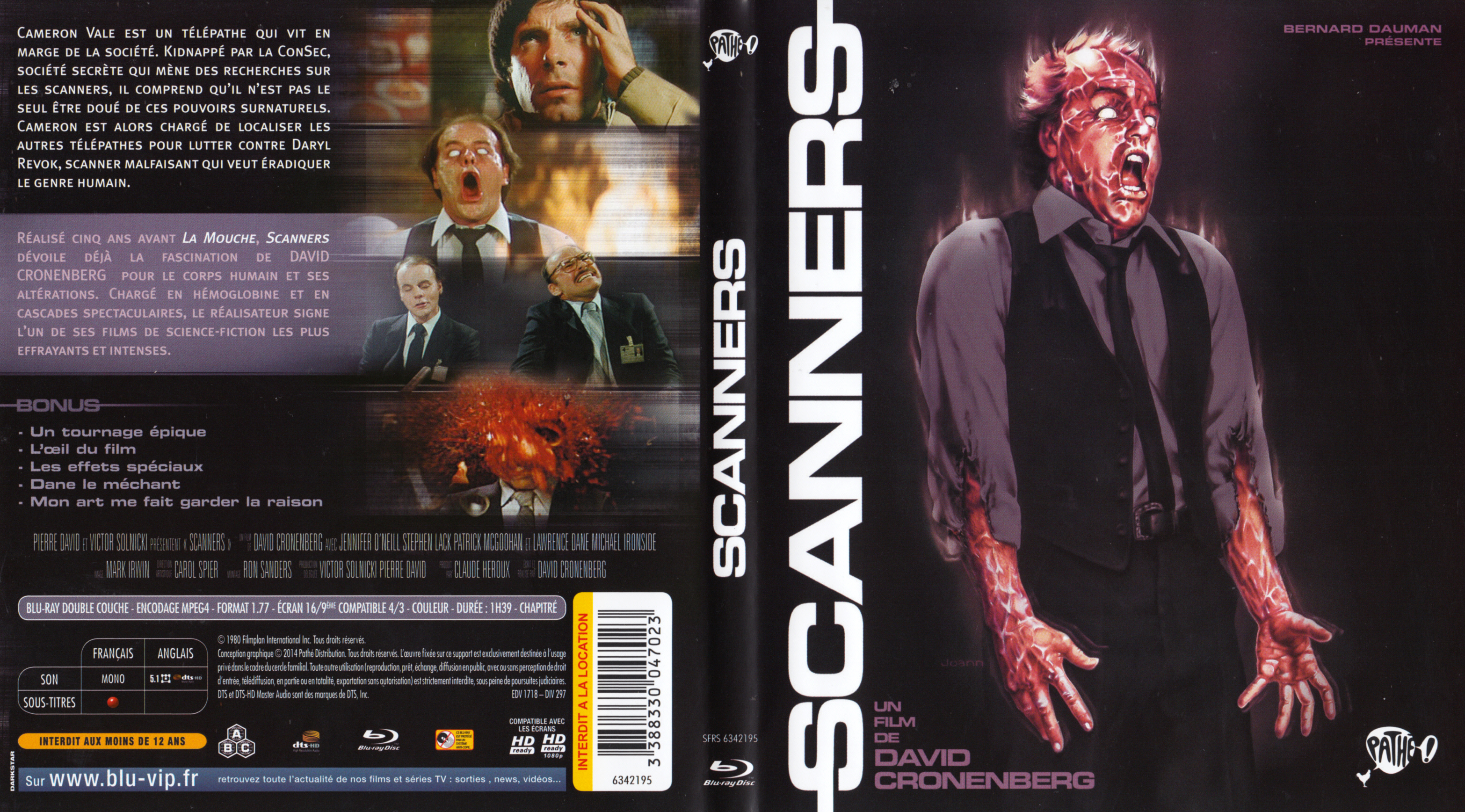 Jaquette DVD Scanners (BLU-RAY)