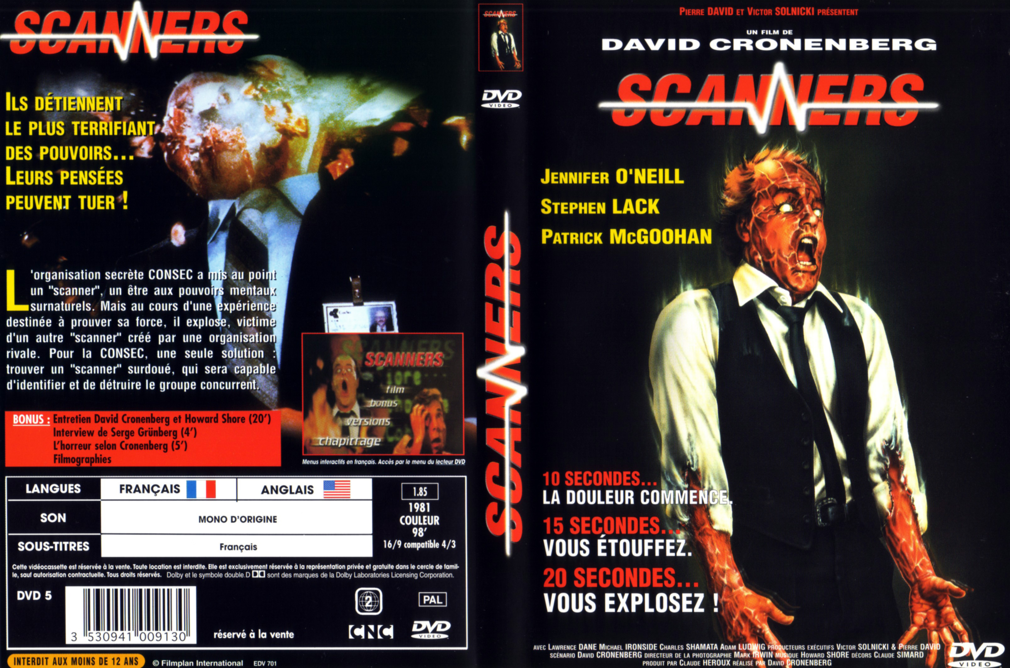 Jaquette DVD Scanners v3