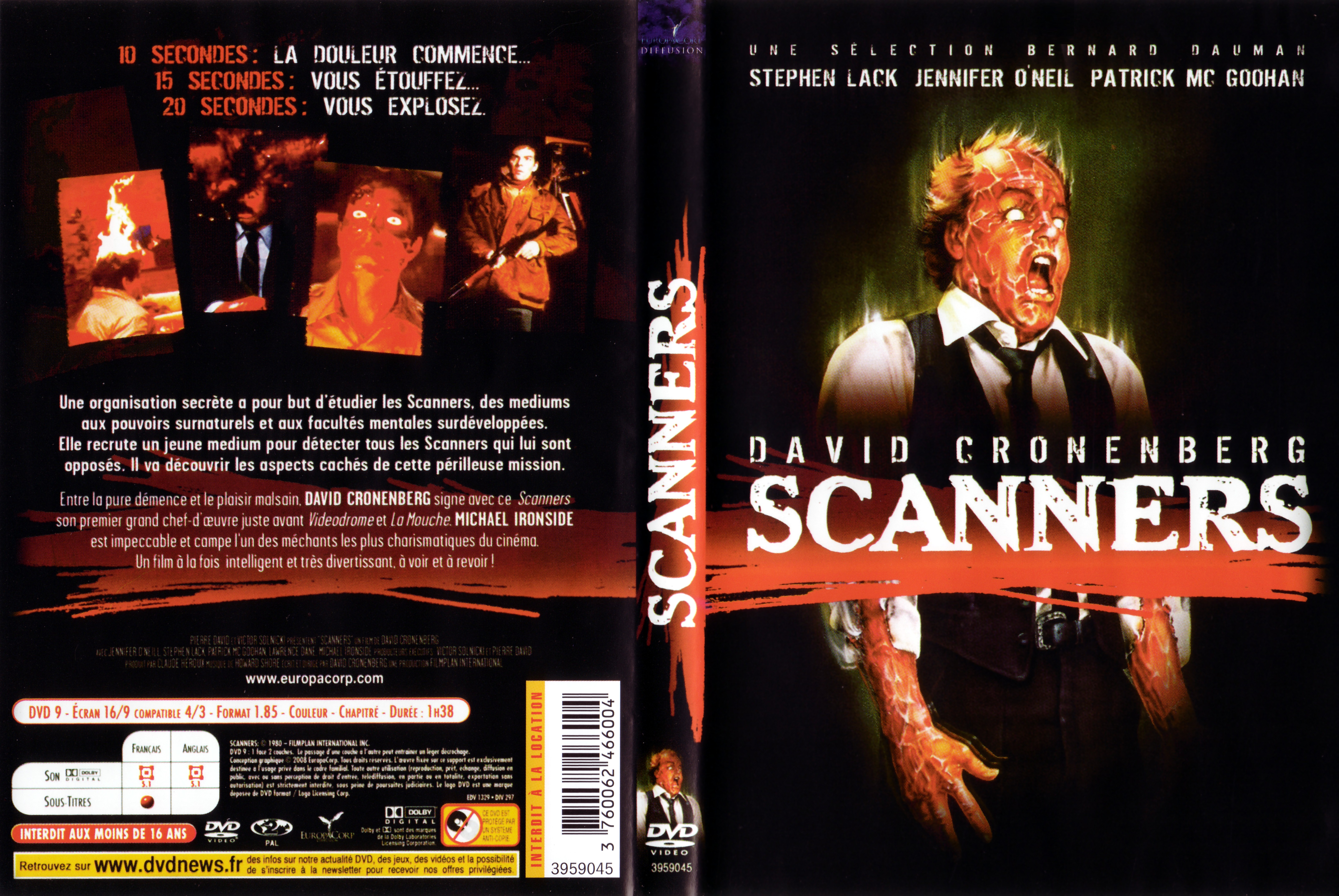 Jaquette DVD Scanners v4