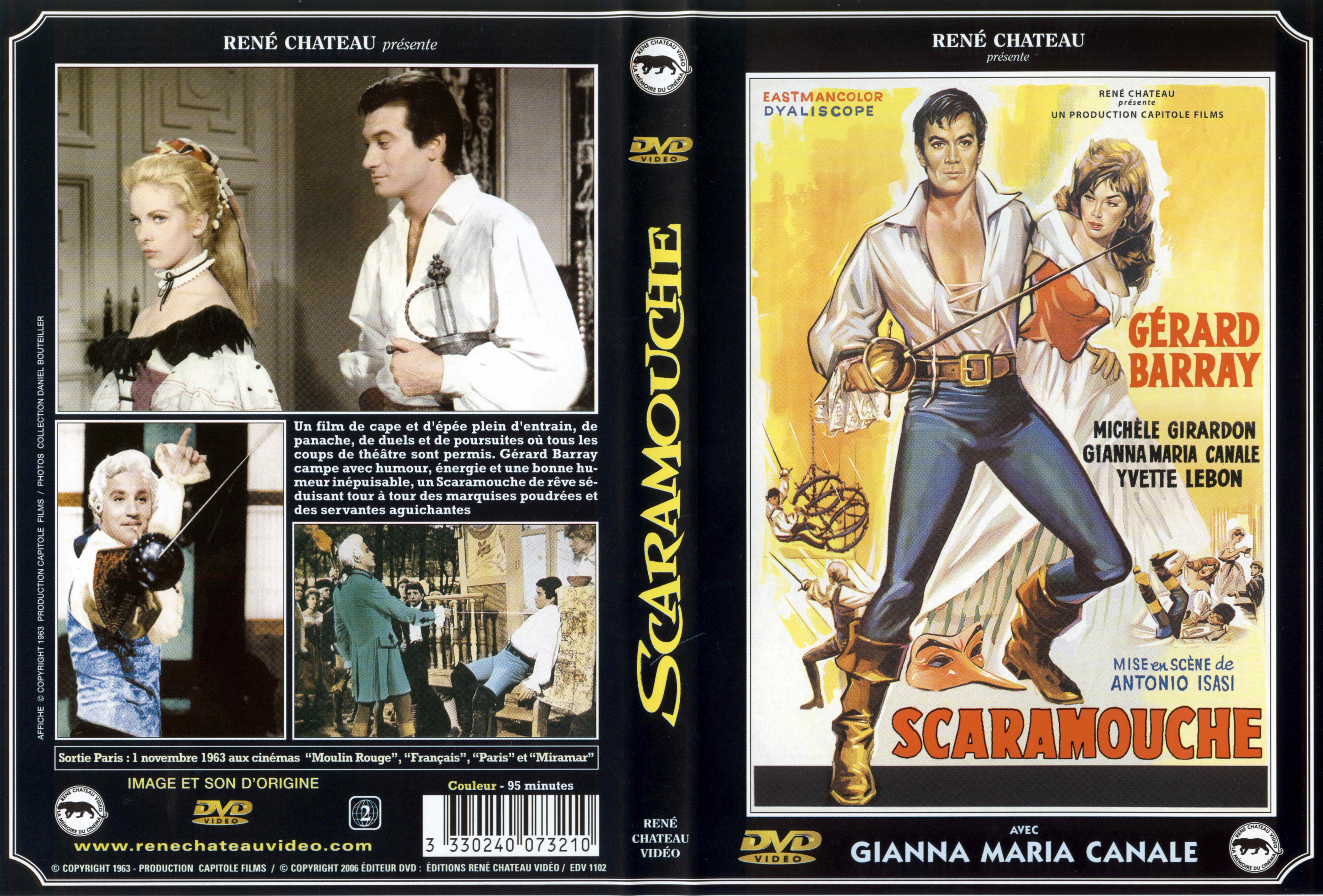 Jaquette DVD Scaramouche (Gerard Barray) v2