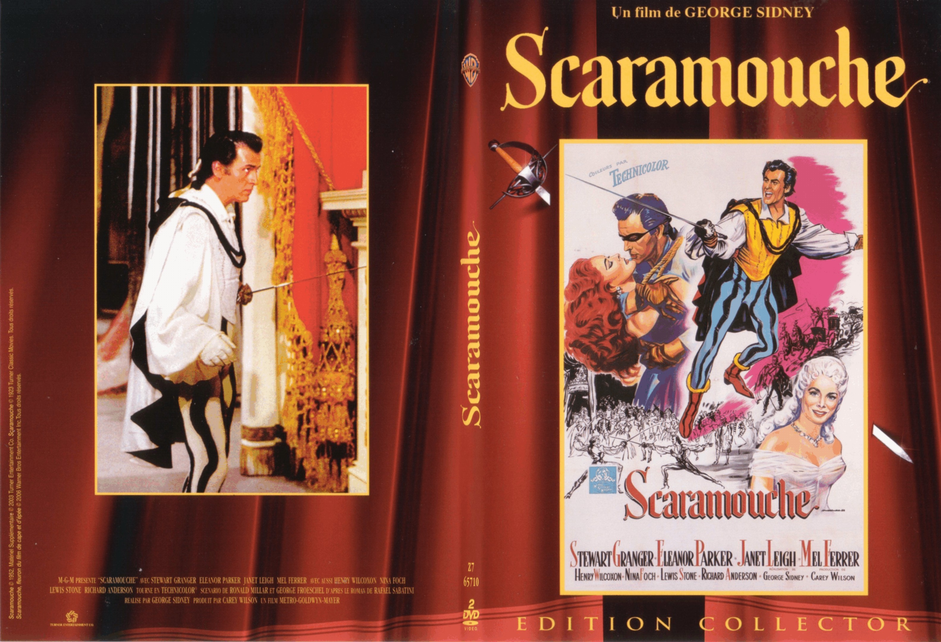 Jaquette DVD Scaramouche (Stewart Granger) - SLIM