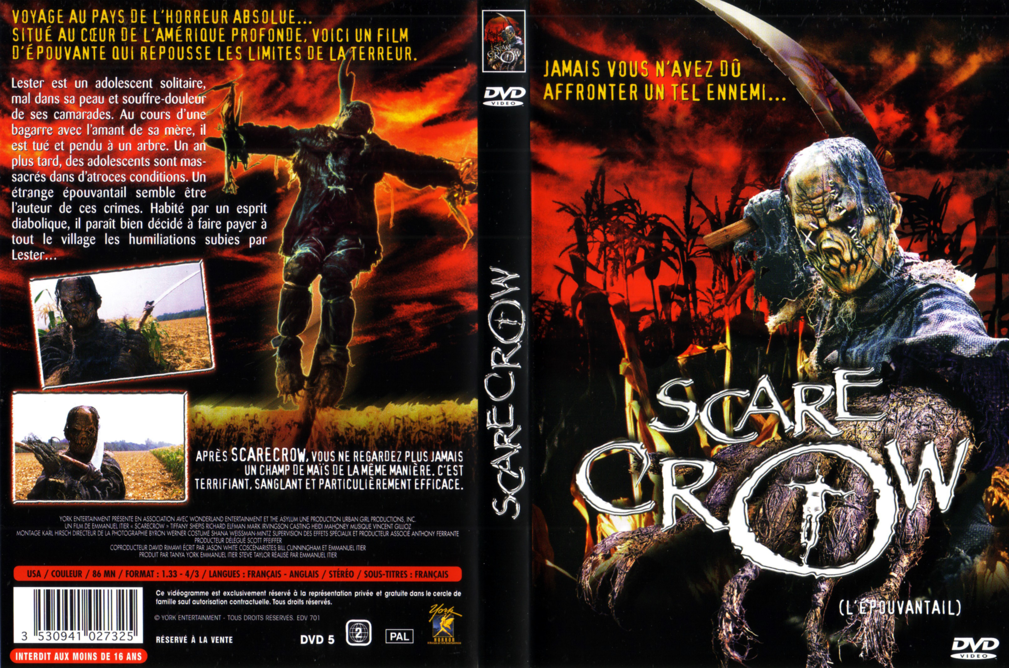 Jaquette DVD Scare crow