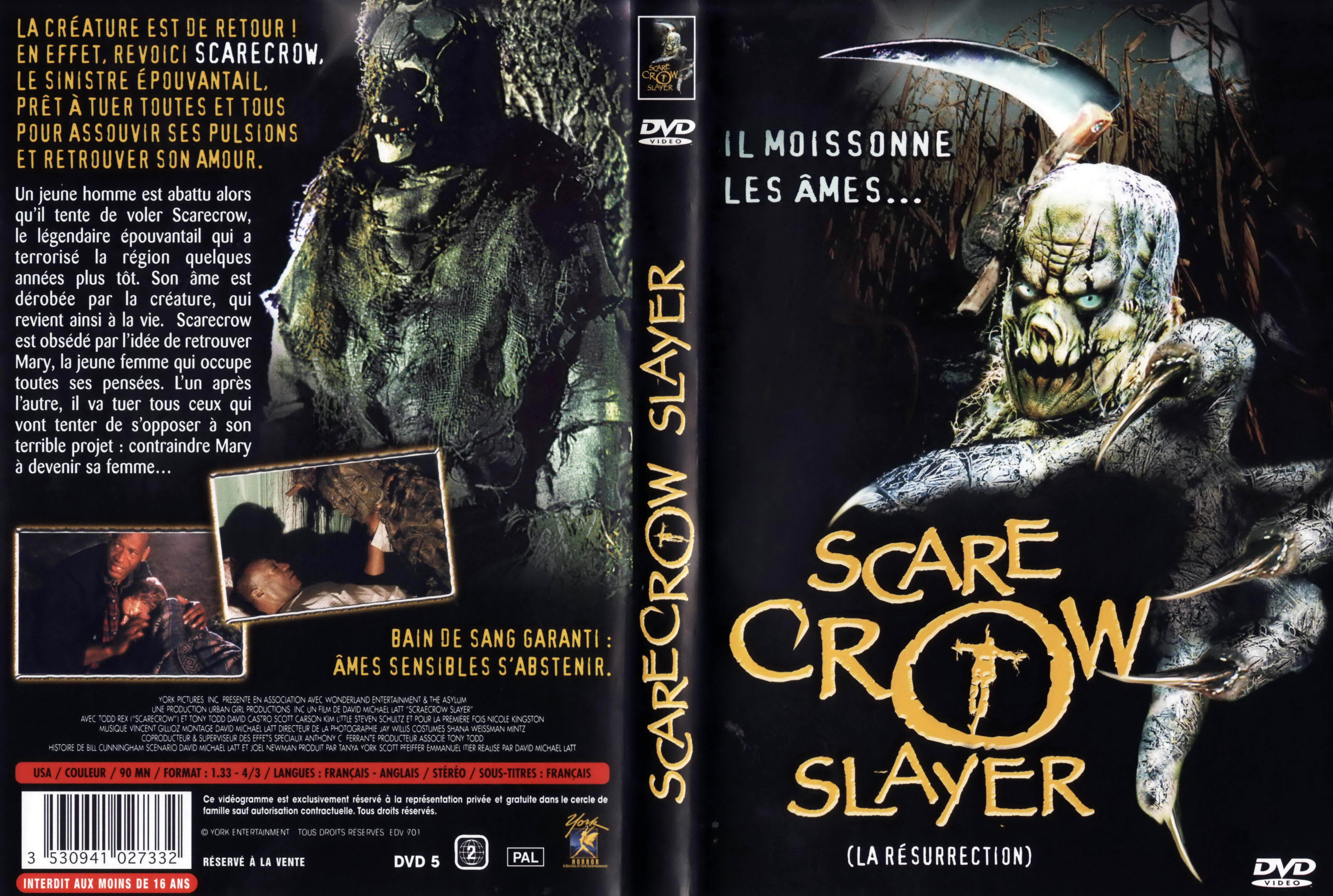 Jaquette DVD Scare crow slayer