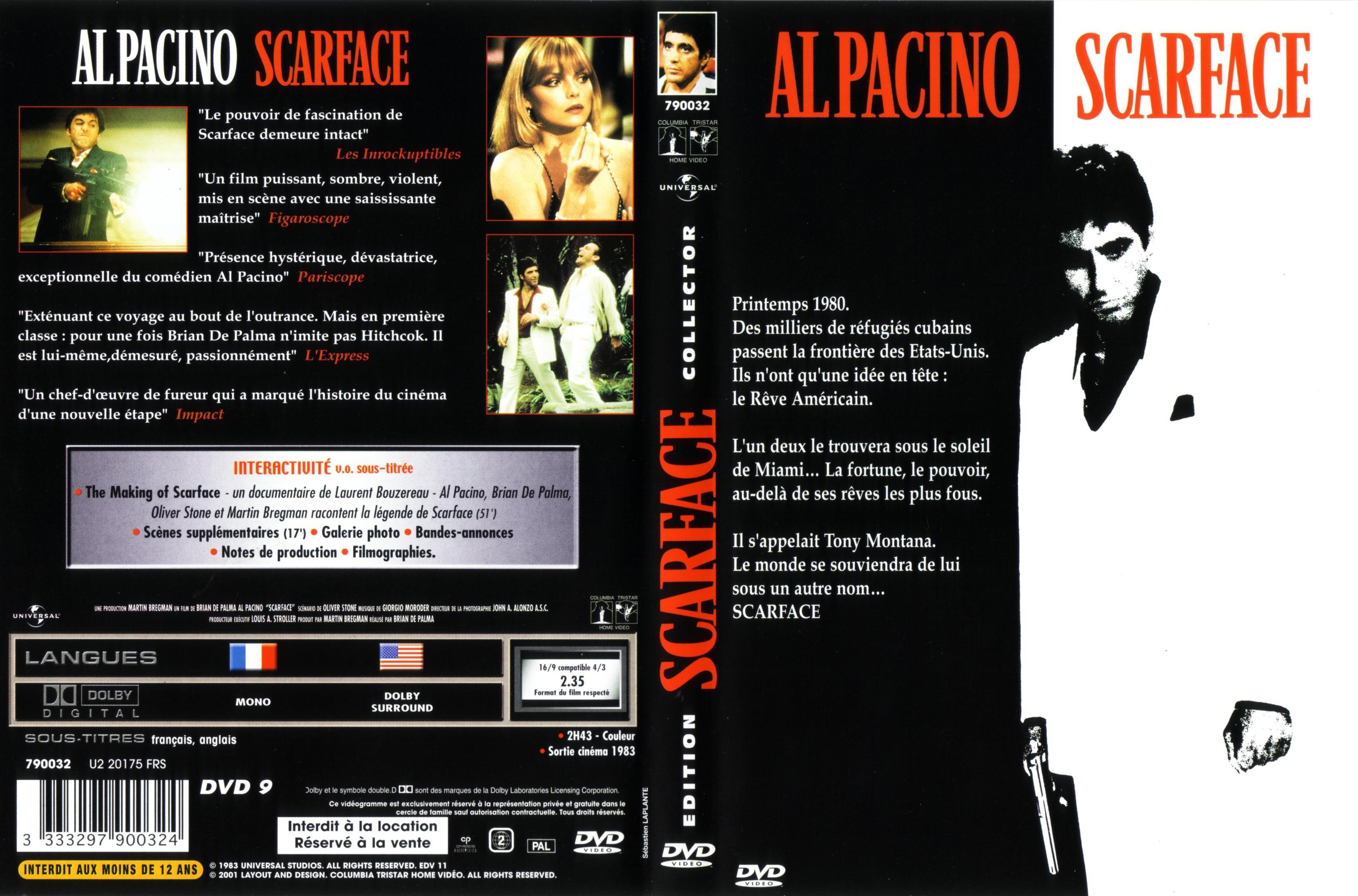 Jaquette DVD Scarface