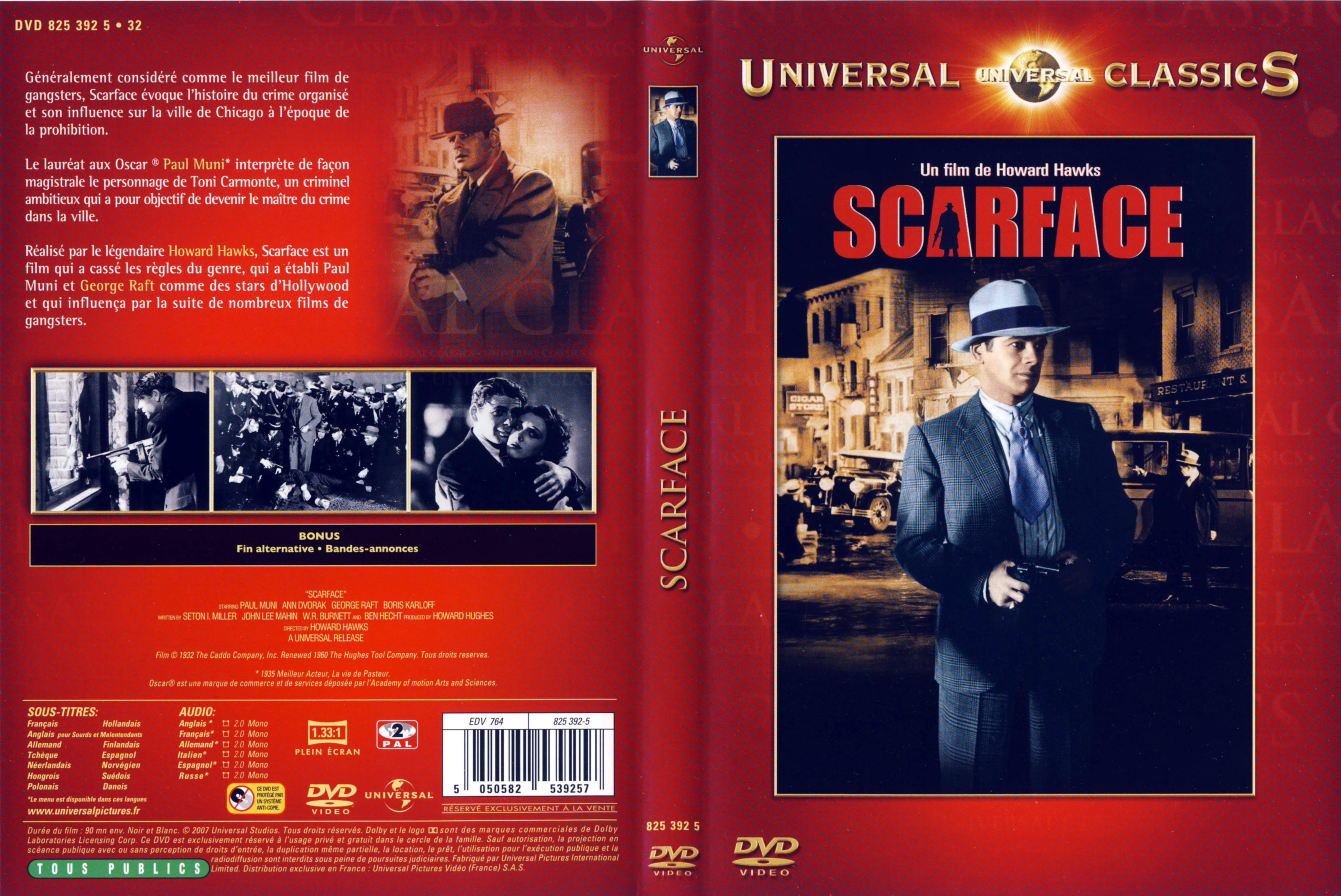 Jaquette DVD Scarface (1932)