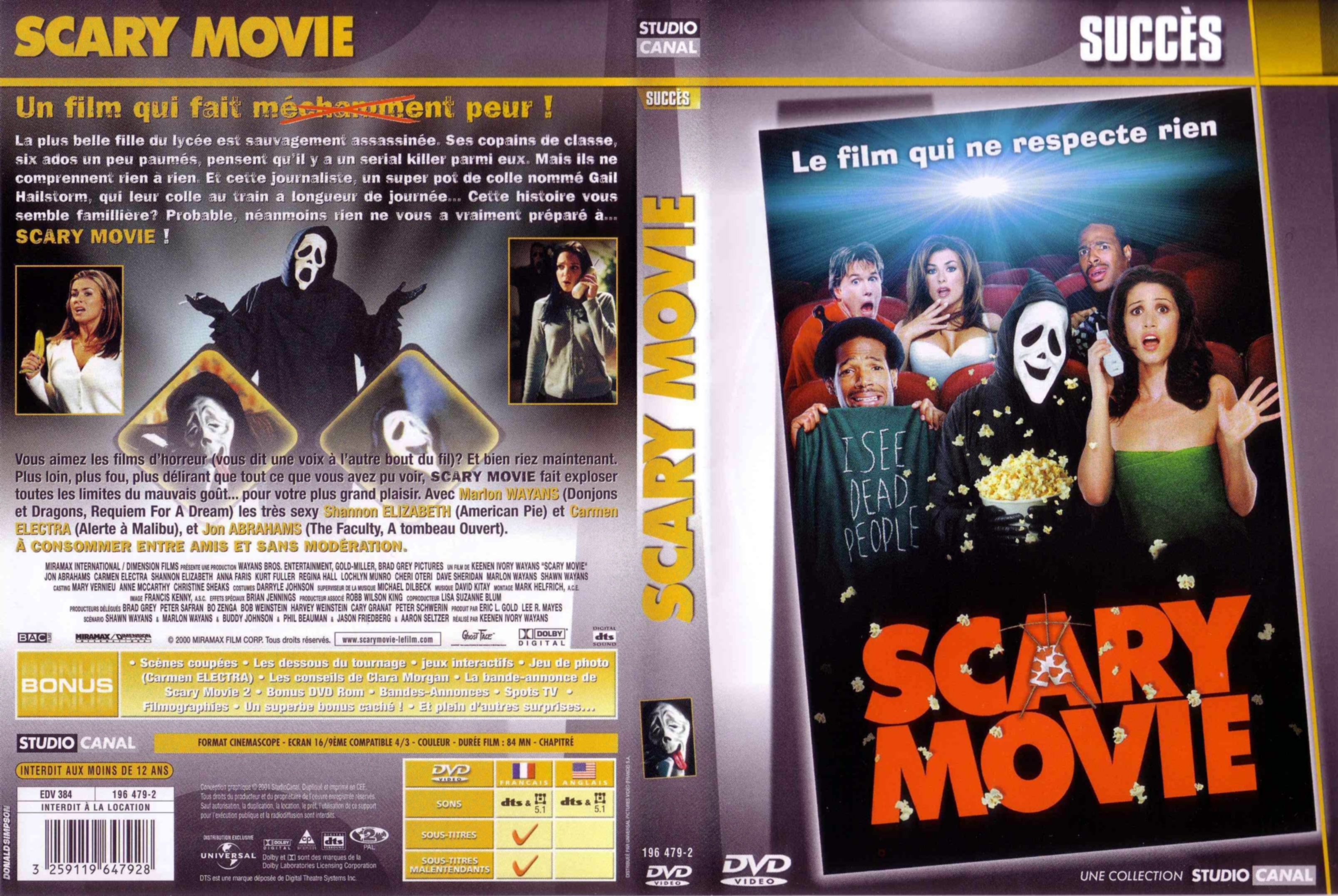 Jaquette DVD Scary movie