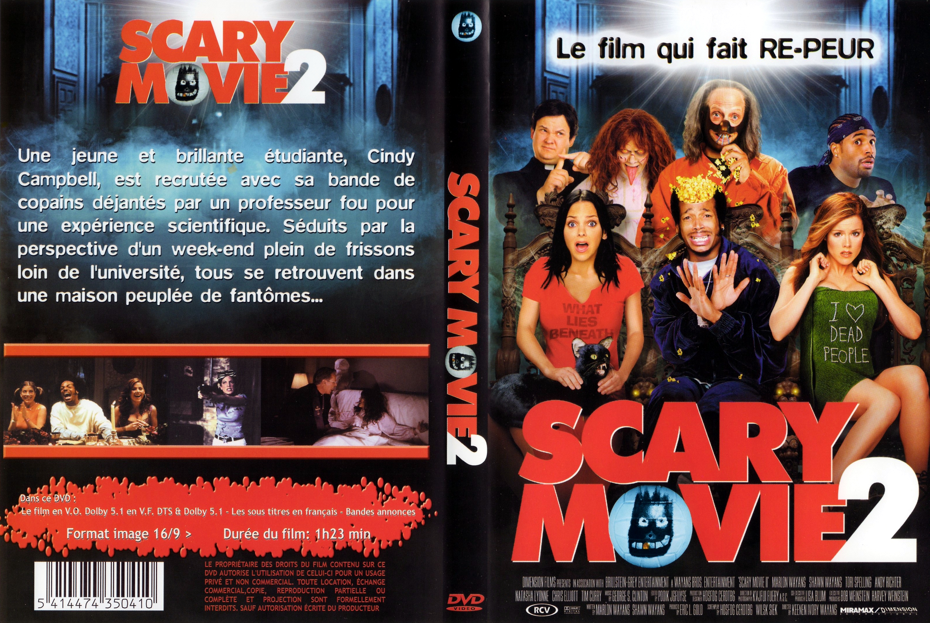 Jaquette DVD Scary movie 2 v2