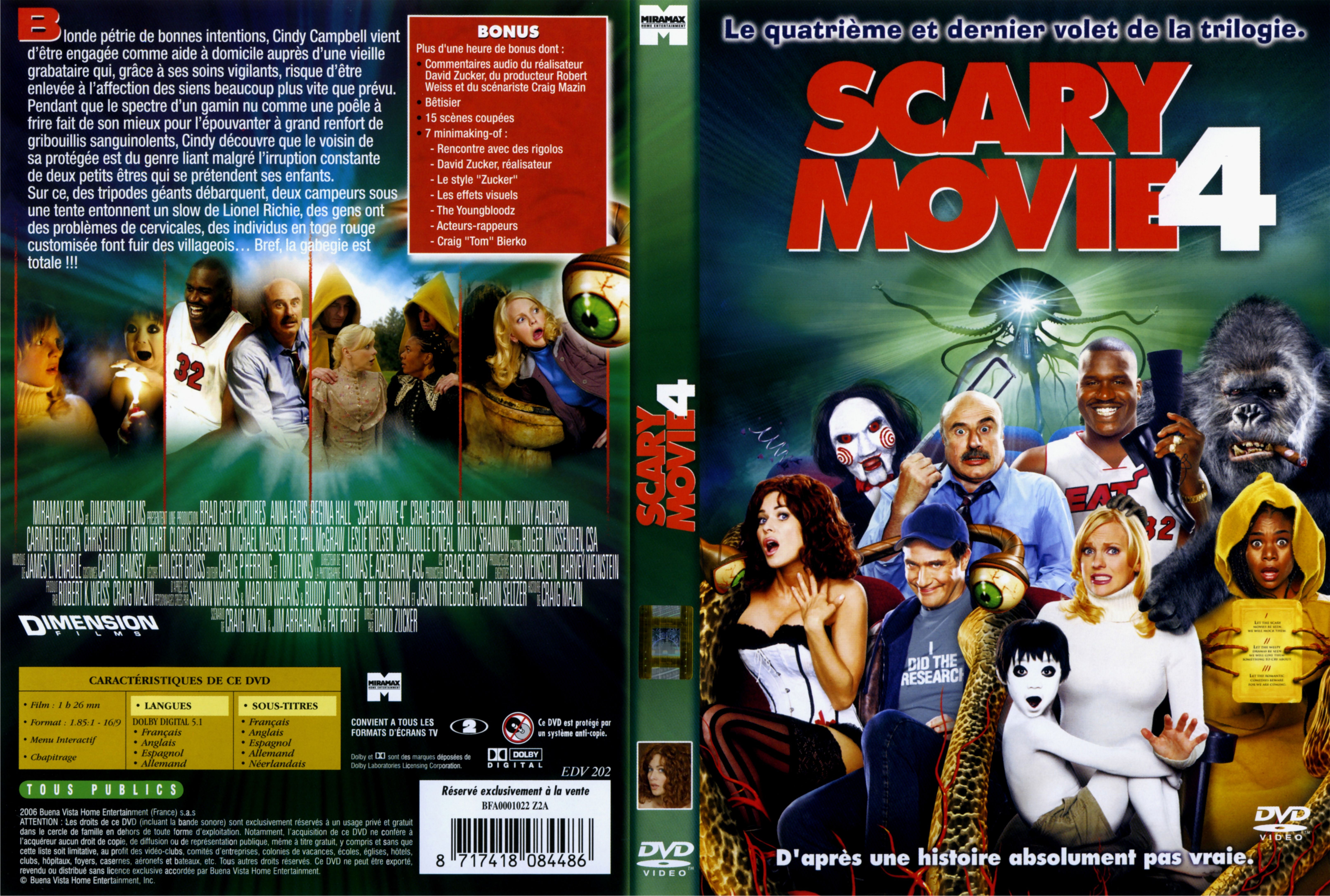 Jaquette DVD Scary movie 4