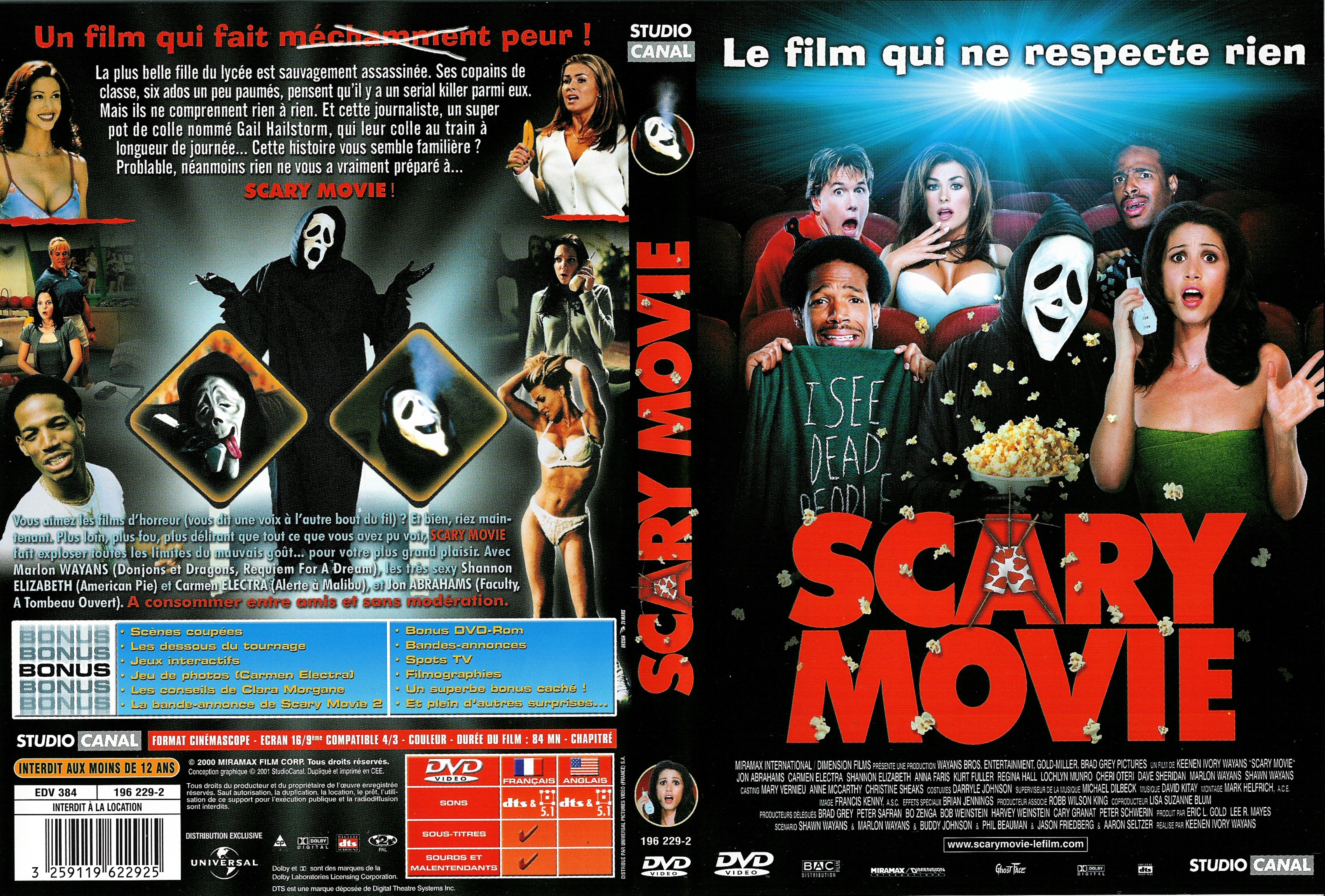 Jaquette DVD Scary movie v2