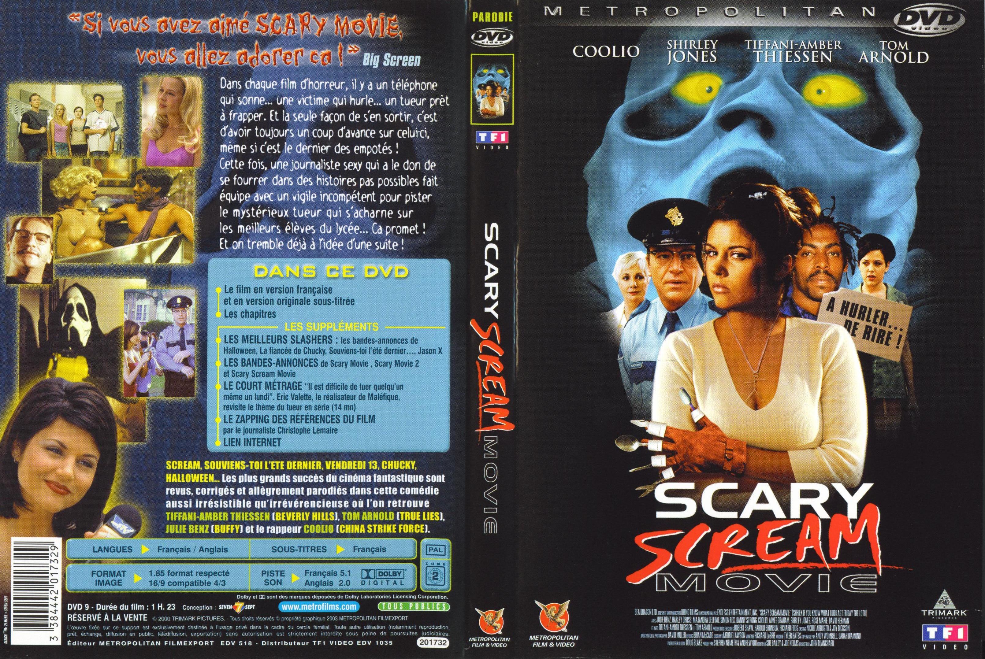 Jaquette DVD Scary scream movie