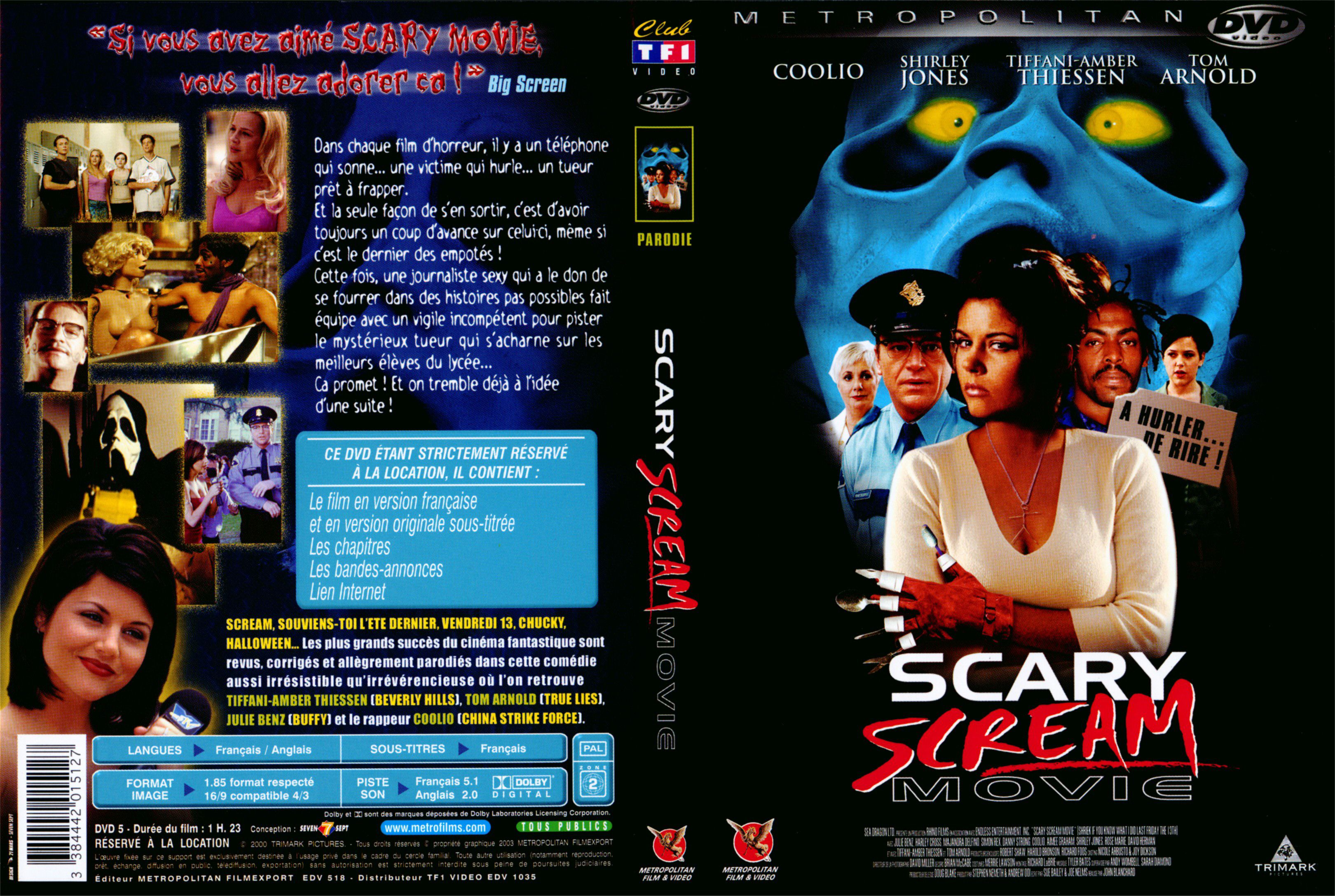 Jaquette DVD Scary scream movie v2