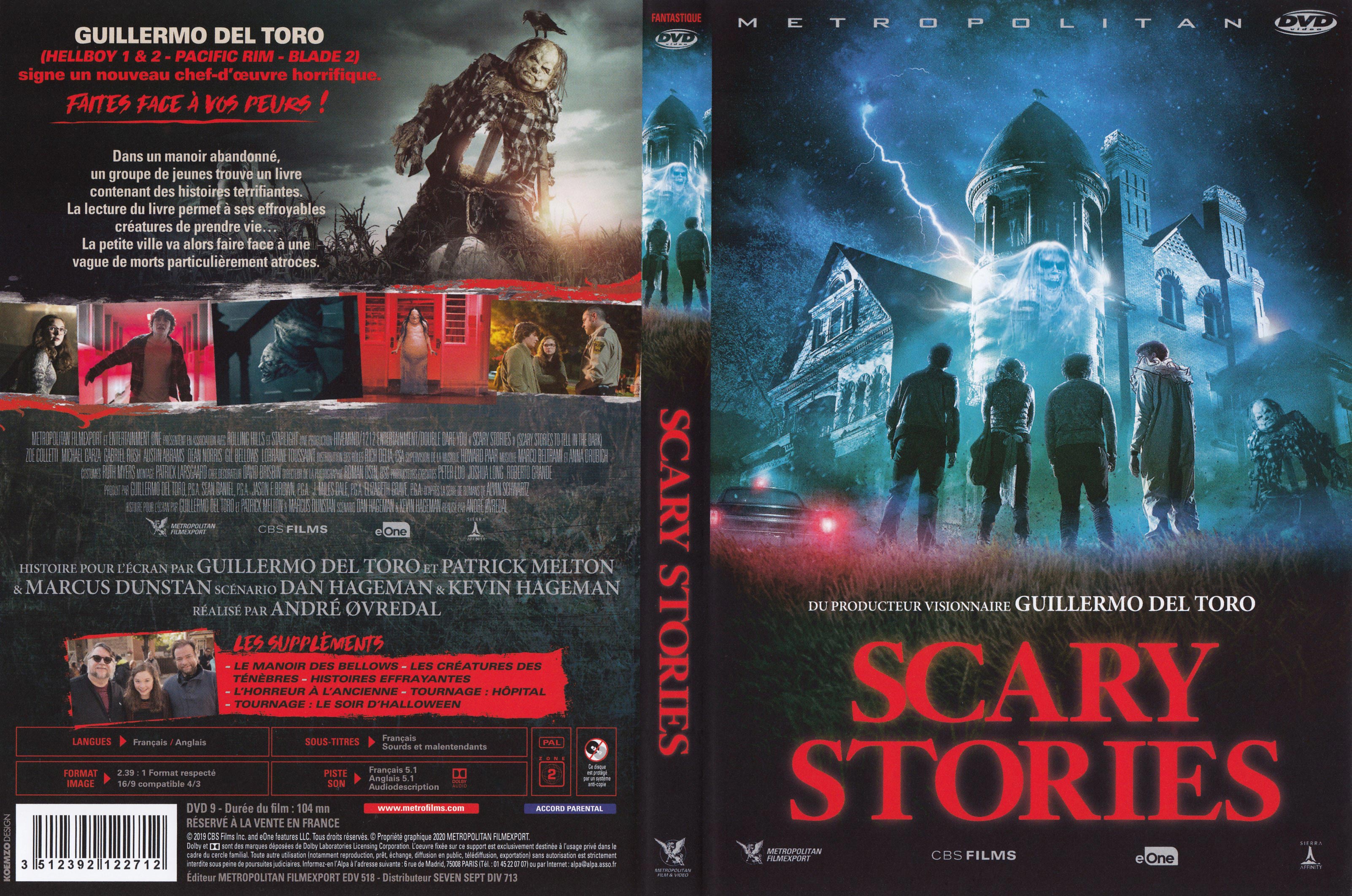 Jaquette DVD Scary stories