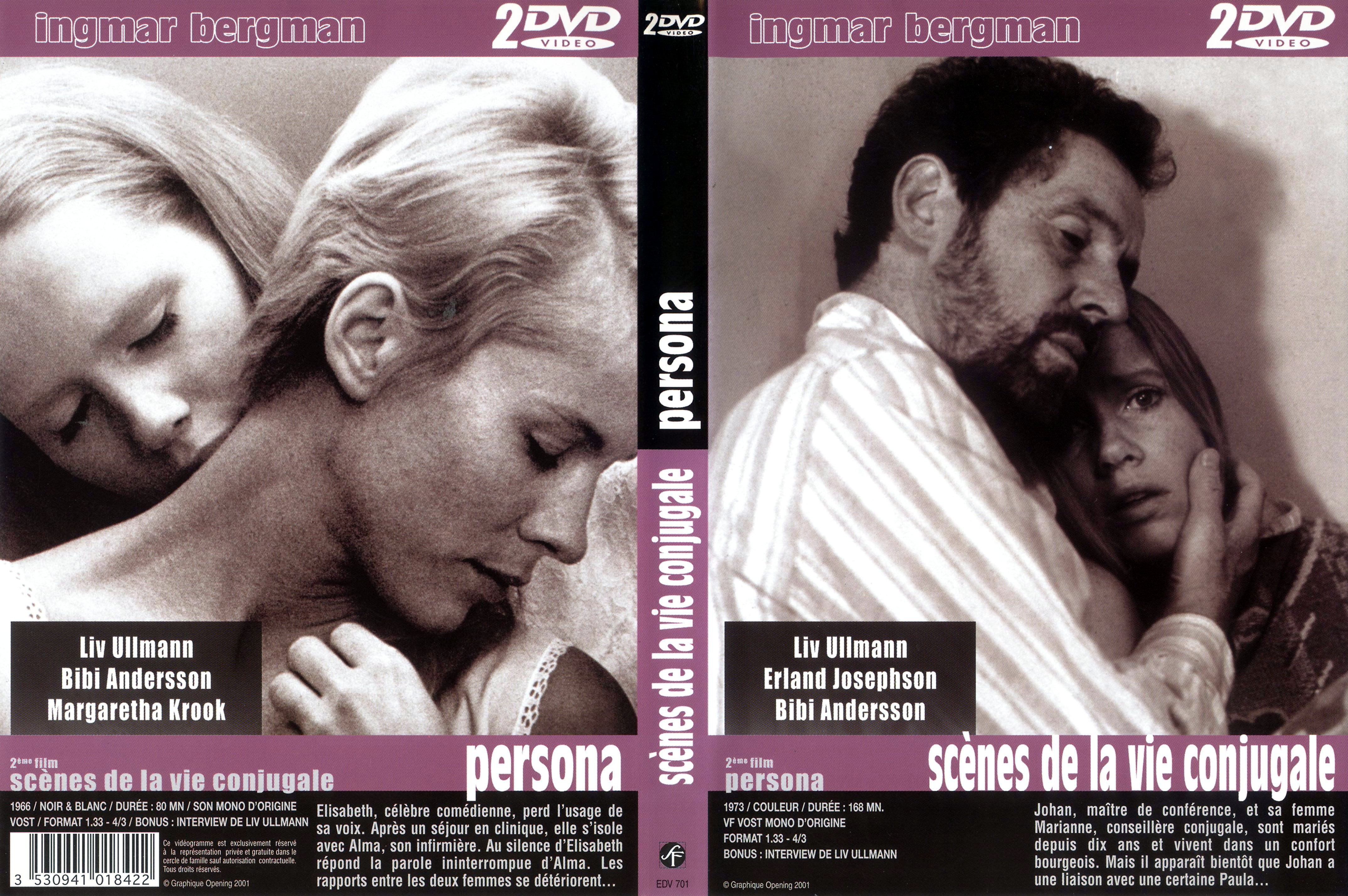 Jaquette DVD Scnes de la vie conjugale + Persona
