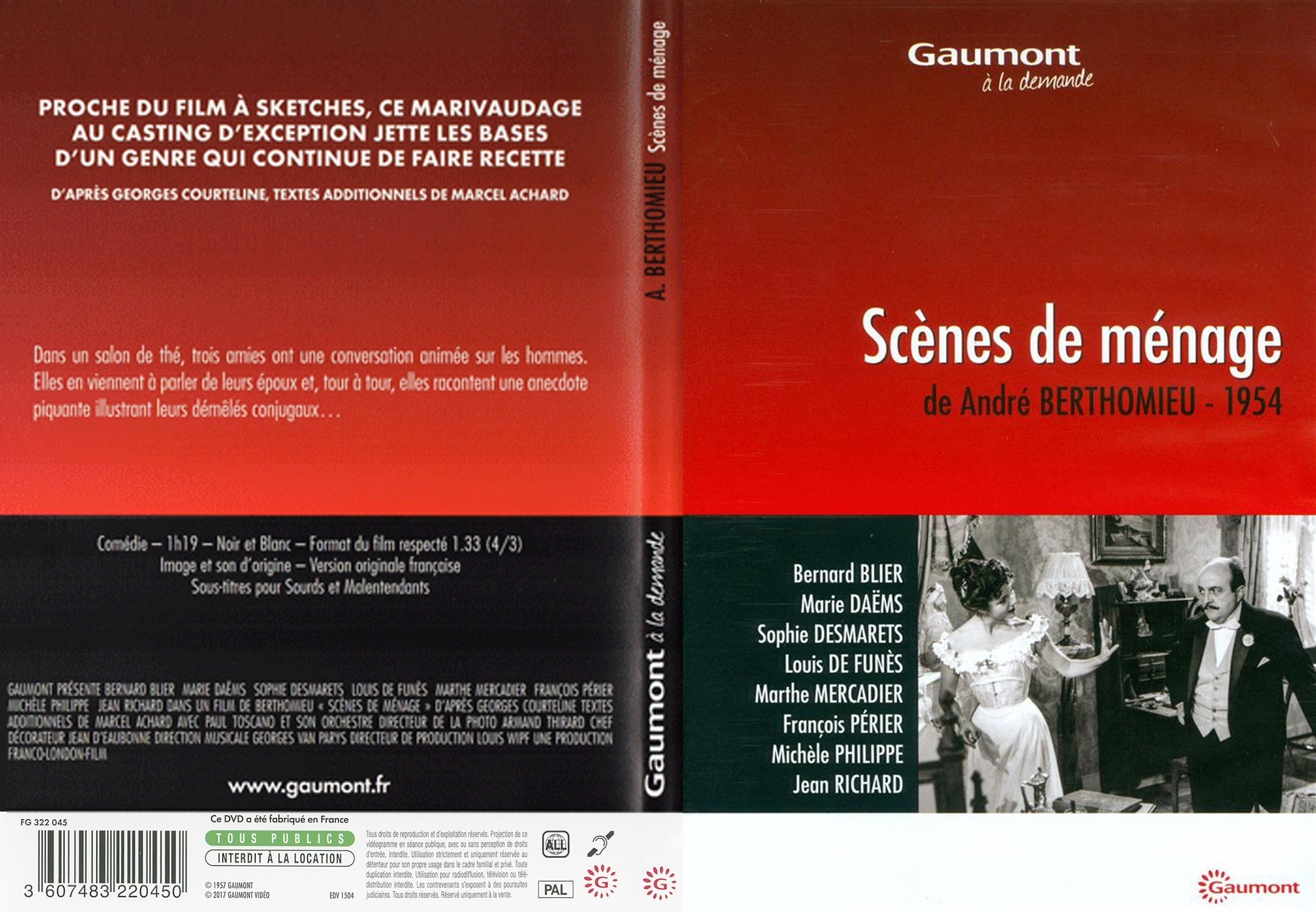 Jaquette DVD Scnes de mnage custom